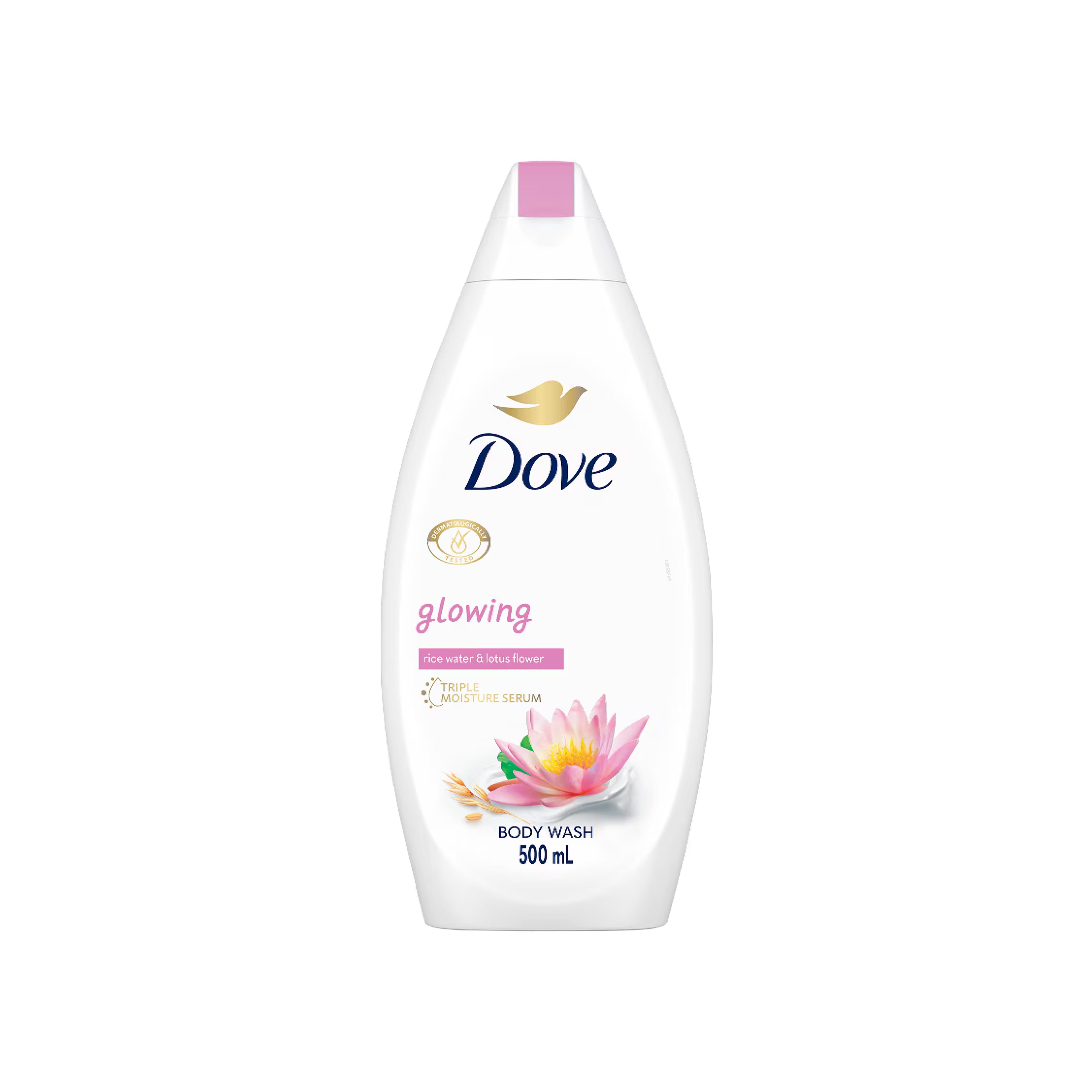 Duş Geli Dove Glowing Düyü Suyu və Lotus Çiçəyi 500 ml