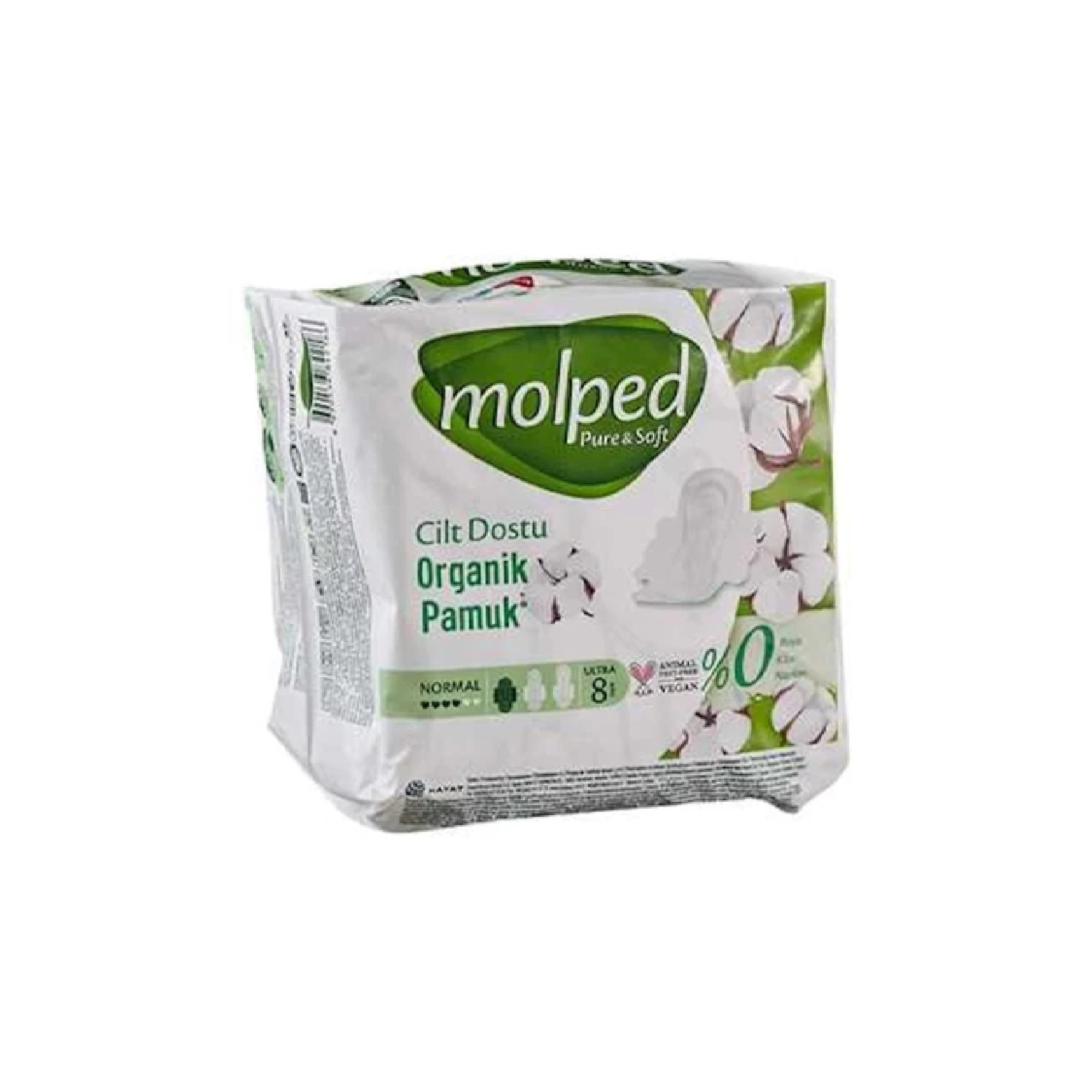 Gigiyenik Bezlər Molped Pure & Soft Normal 8 əd