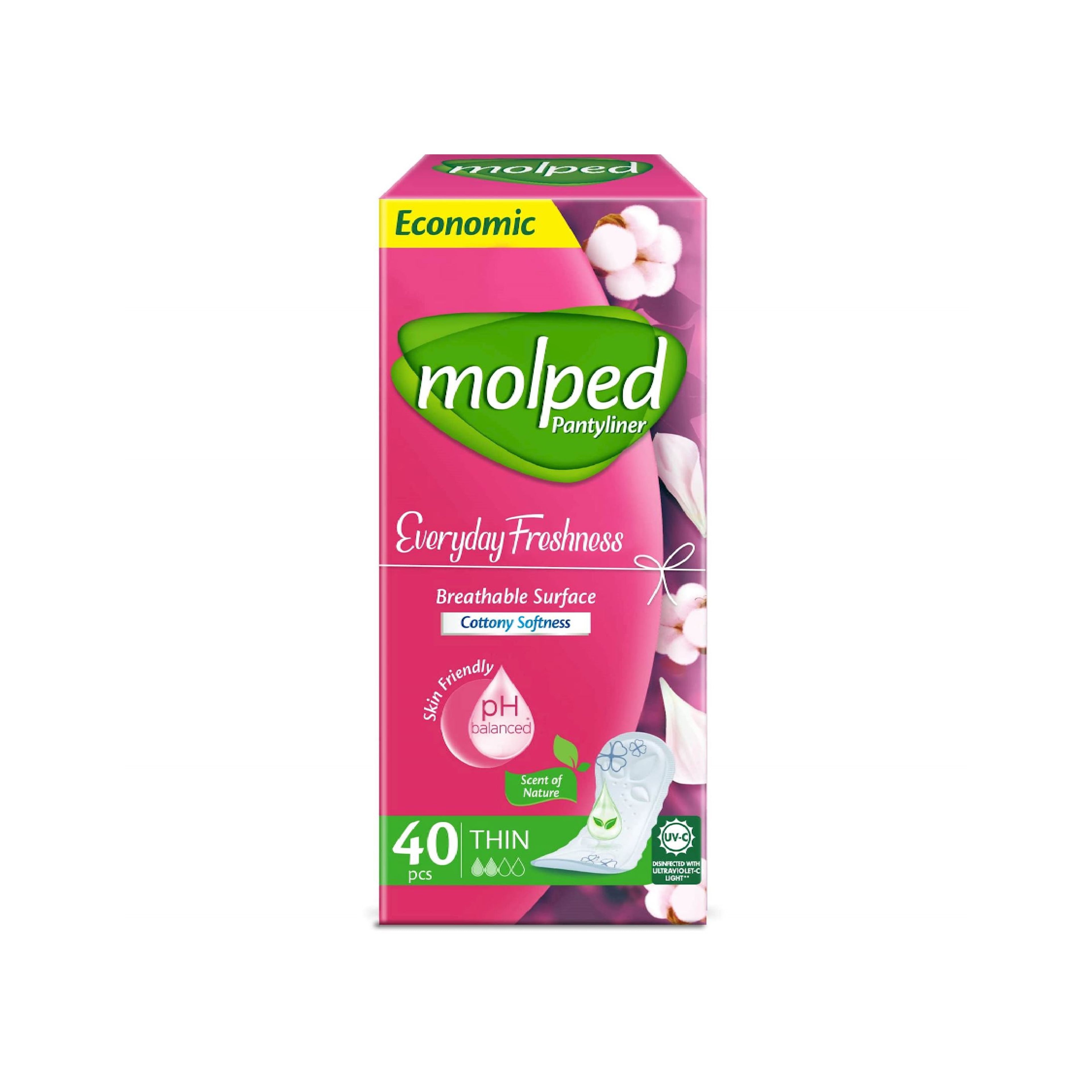 Günlük Gigiyenik Bezlər Molped Everyday Freshness Çiçək 40 əd