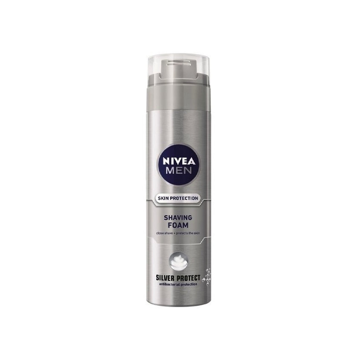 Təraş Köpüyü Nivea Men Silver Protect Antibakterial Müdafiə 200 ml