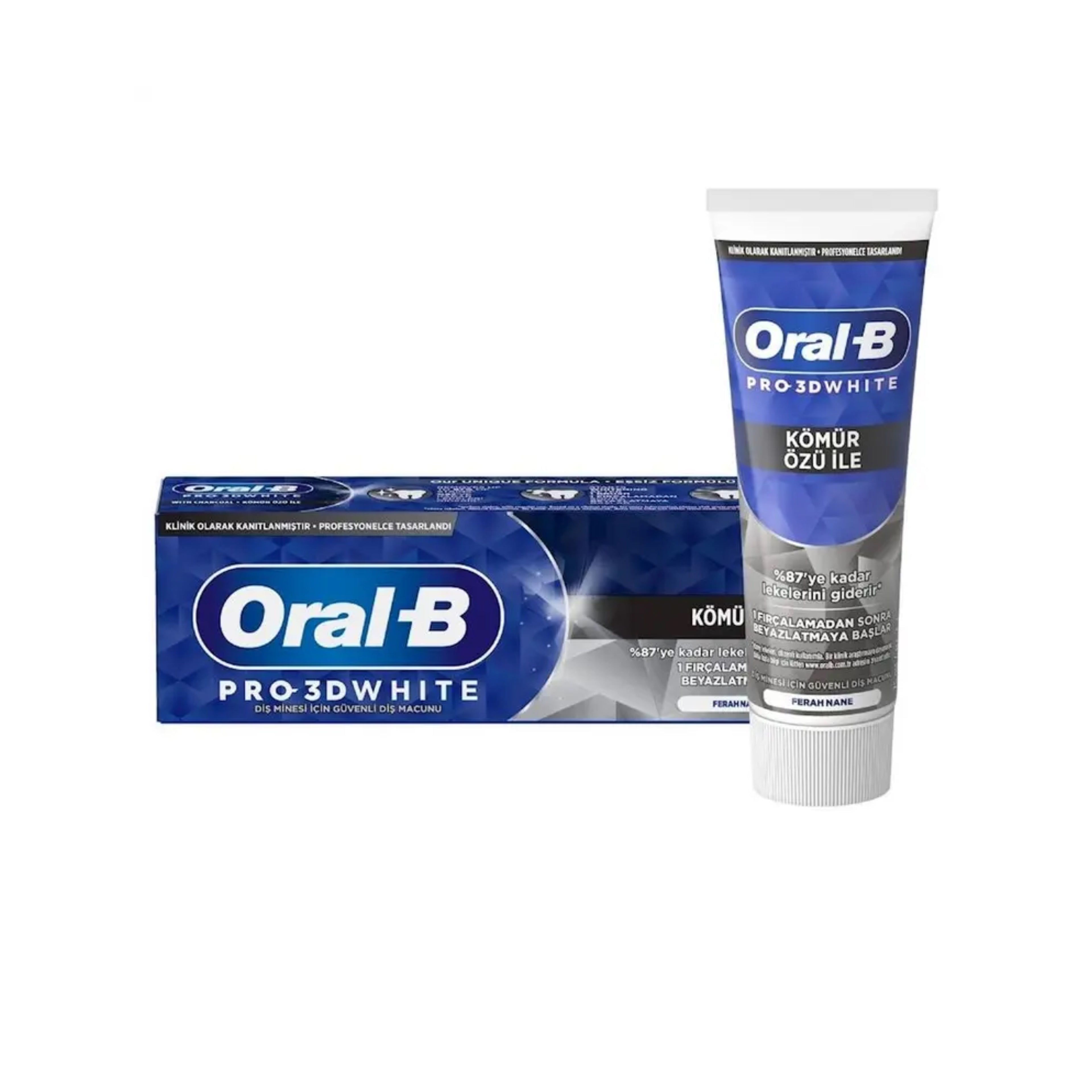 Diş Məcunu Oral-B Pro 3D White Kömür Özlü 75 ml