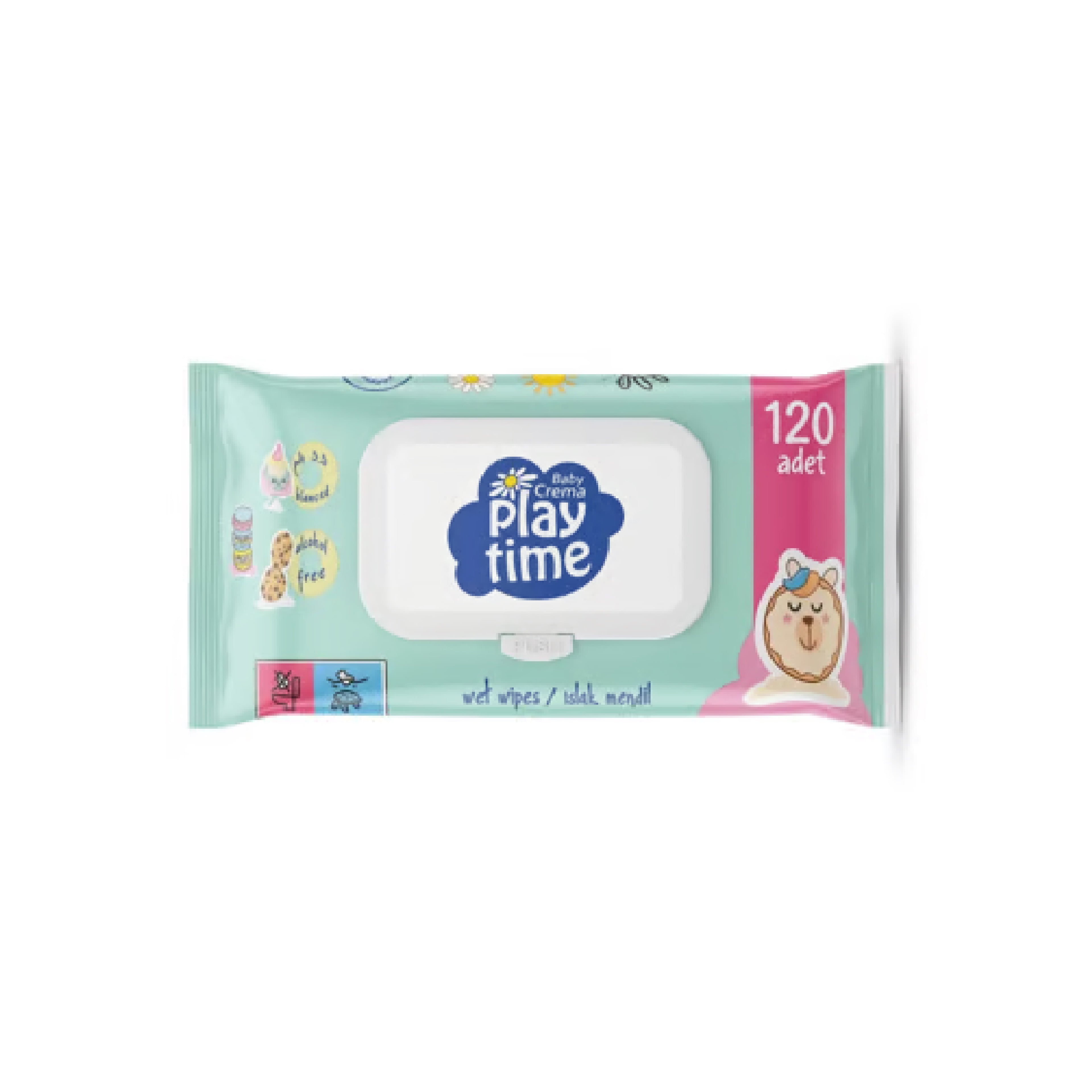 Nəm Salfet Play Time Baby Crema 120 əd