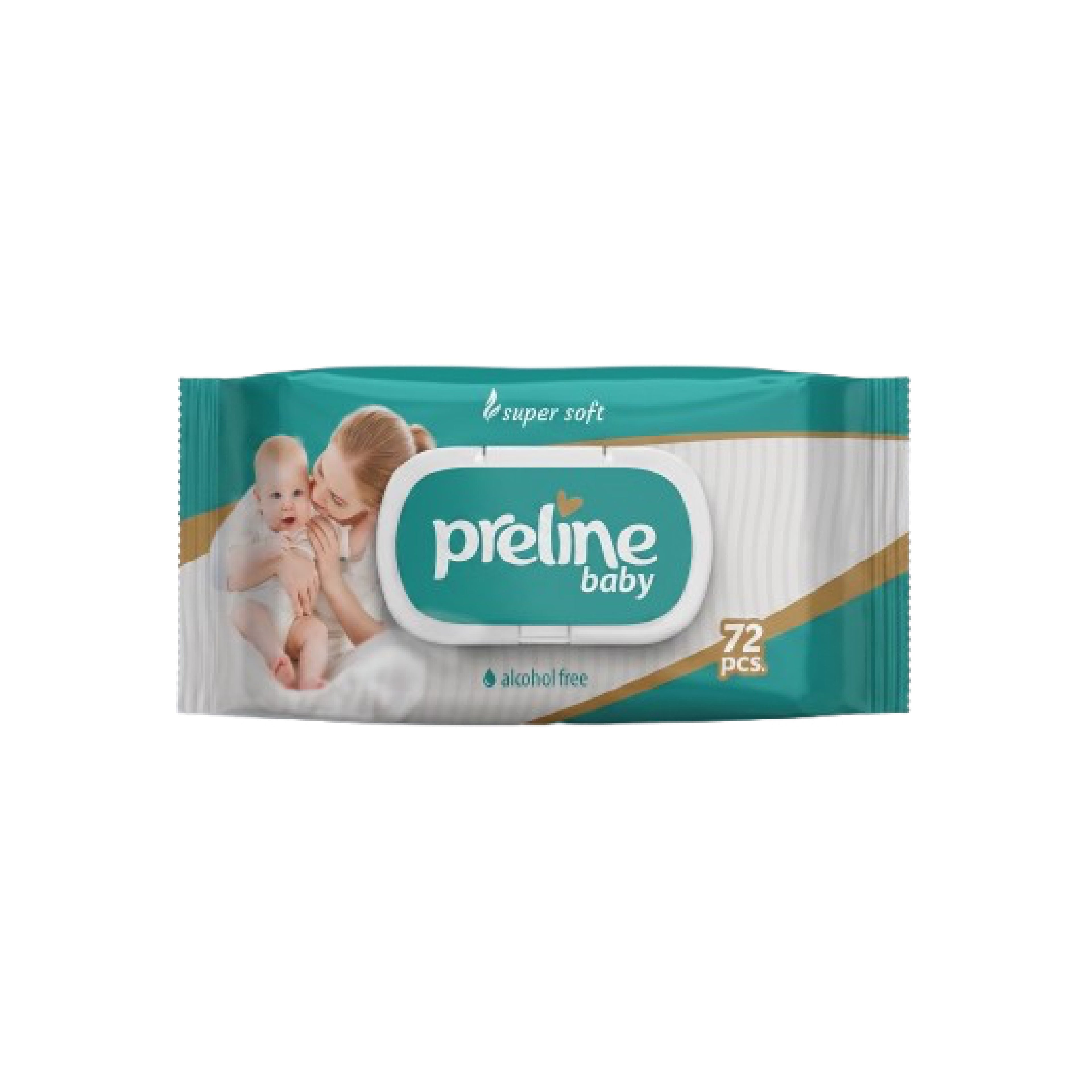 Nəm Salfet Preline Baby Təravət 72 əd