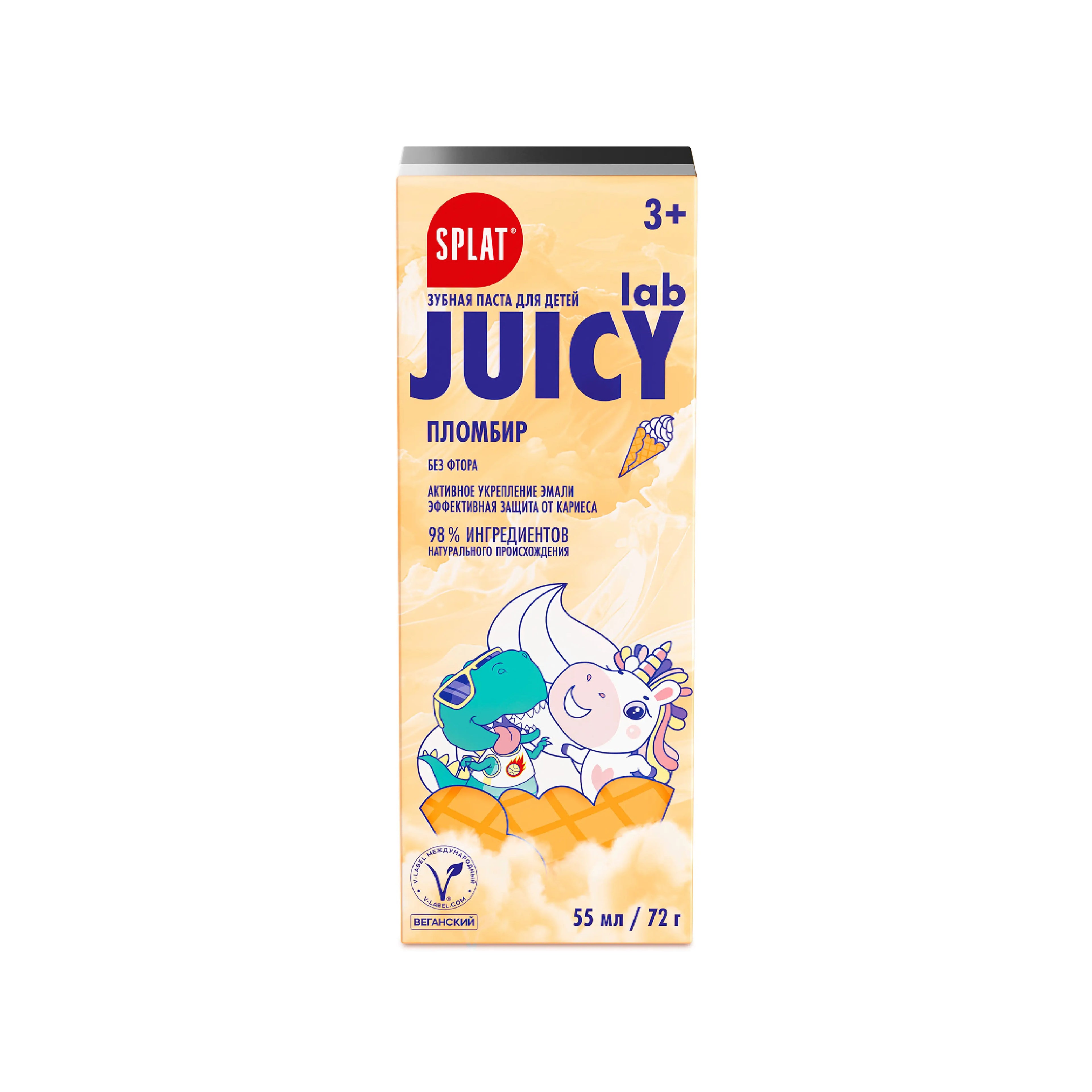 Uşaq diş məcunu SPLAT Juicy Lab Plombir 35 ml