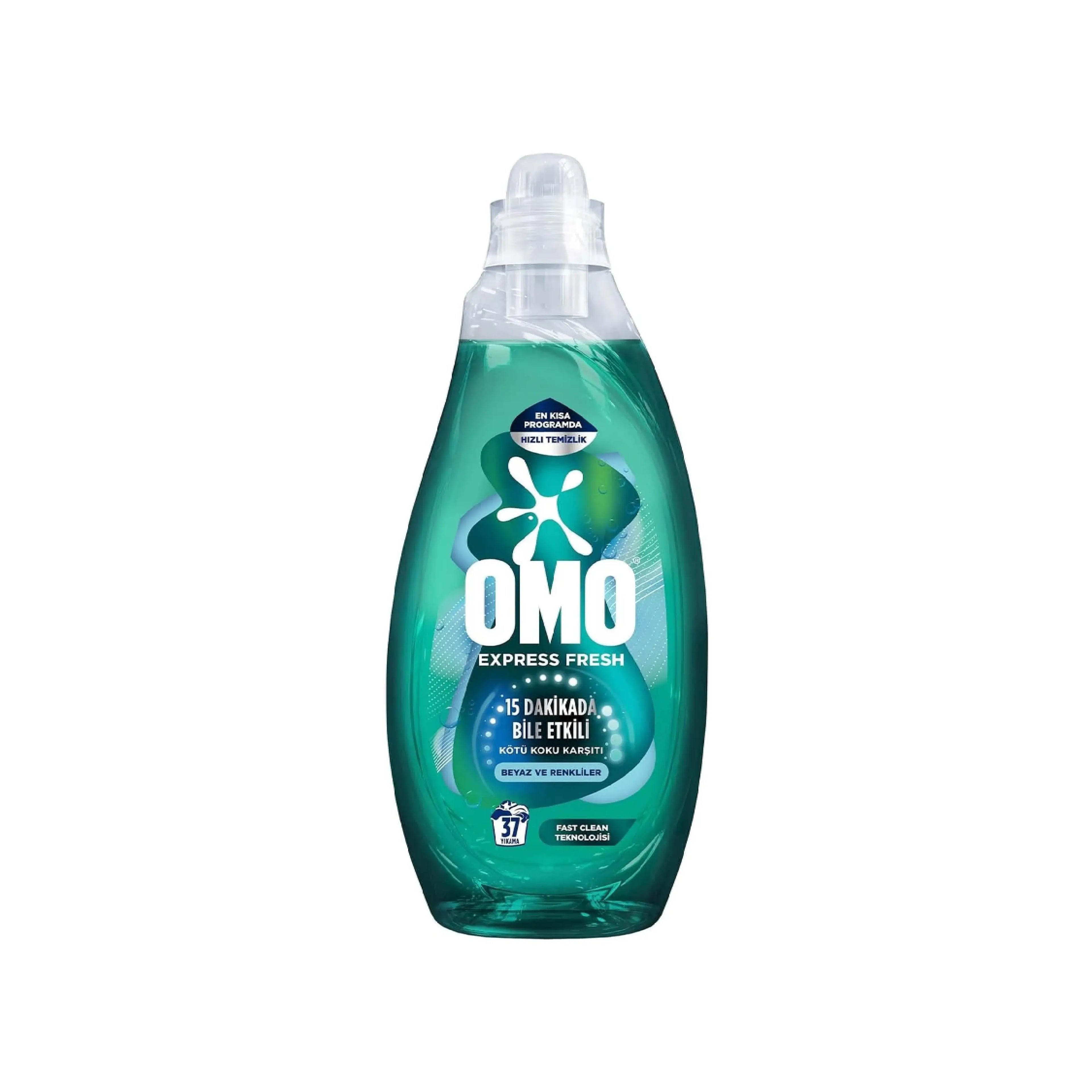 Yuyucu gel OMO Express Fresh Pis qoxulara qarşı ağlar və rənglilər üçün 1480 ml