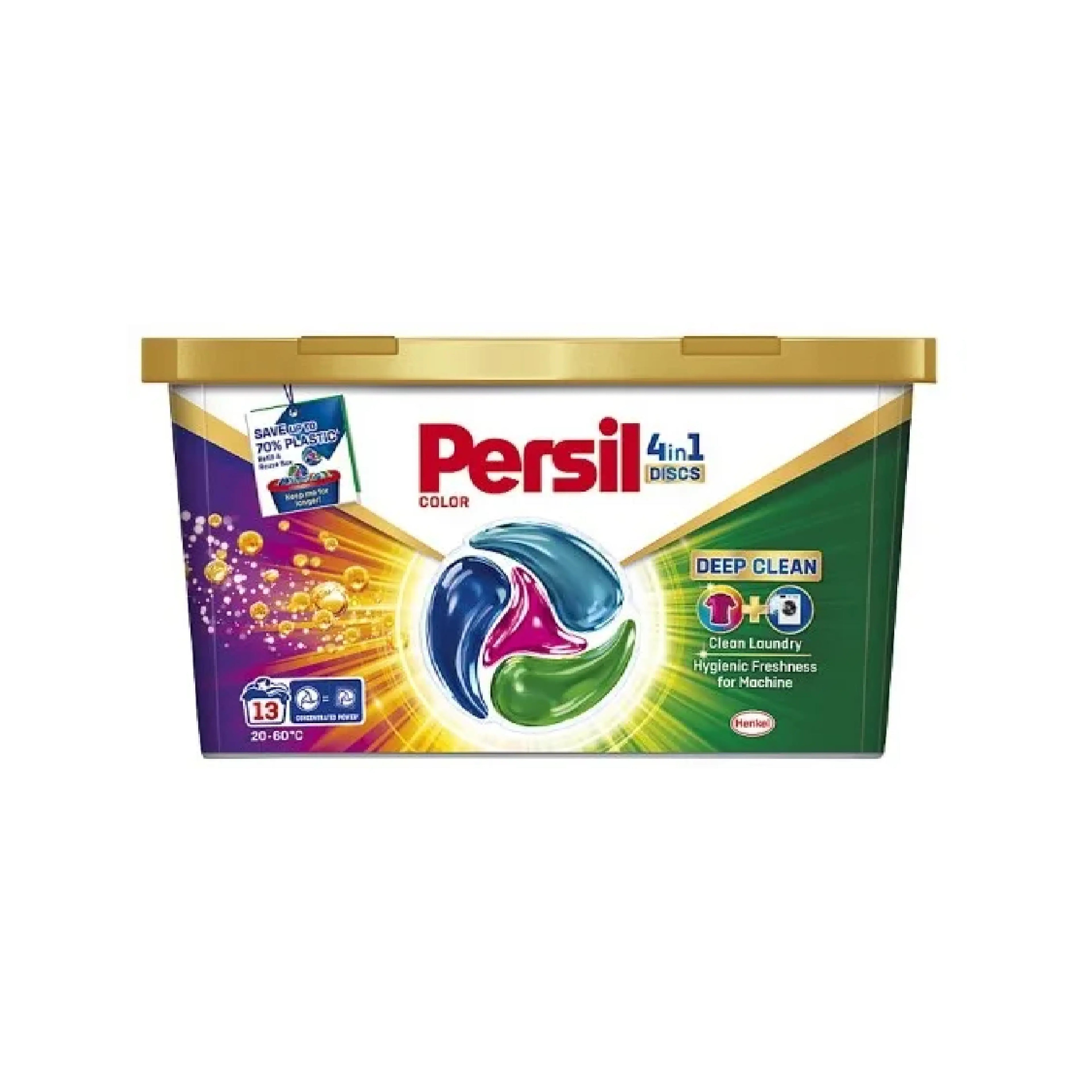 Yuyucu kapsul Persil 4in1 Discs Color Deep Clean 13 ədəd