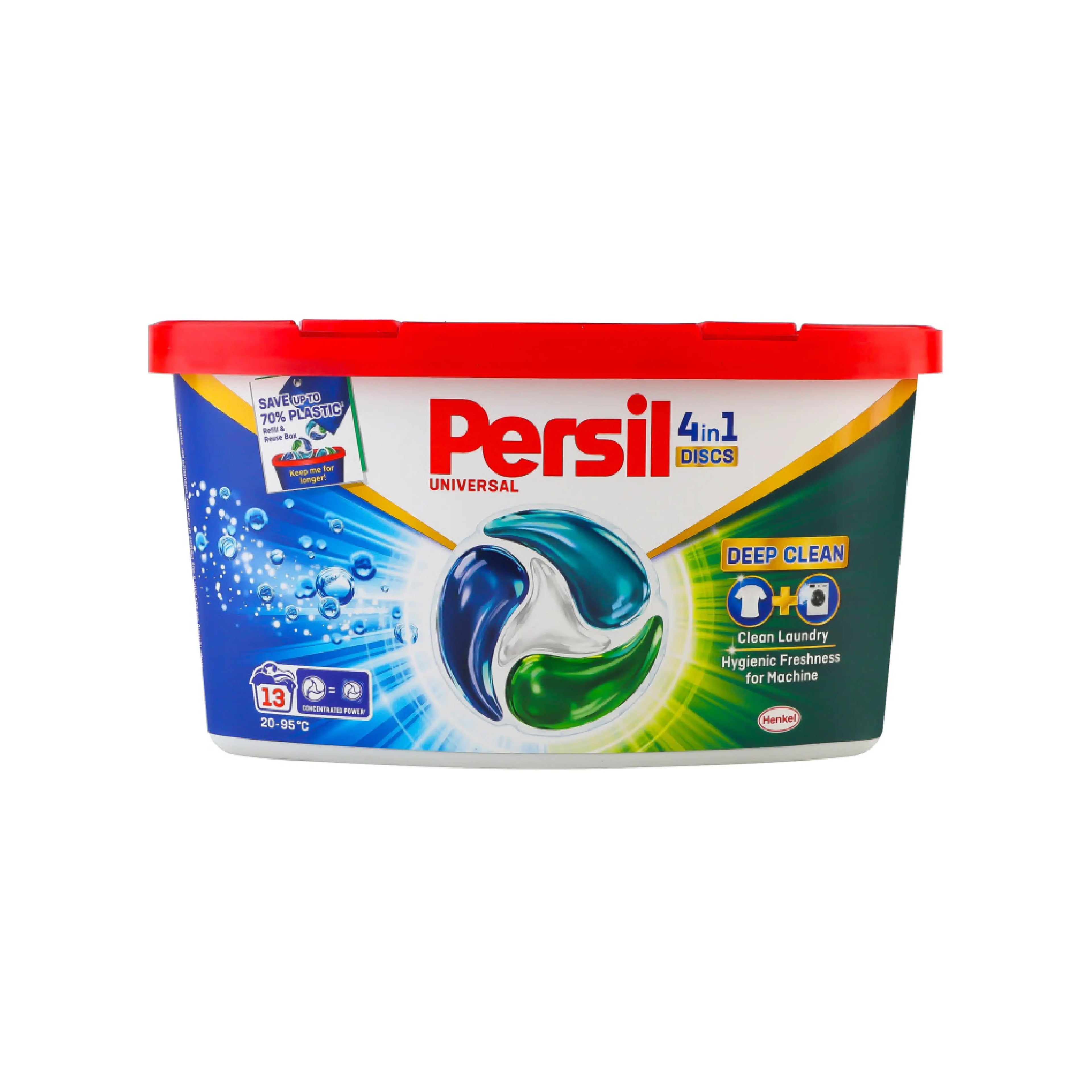 Yuyucu kapsul Persil 4in1 Discs Universal Deep Clean 13 ədəd
