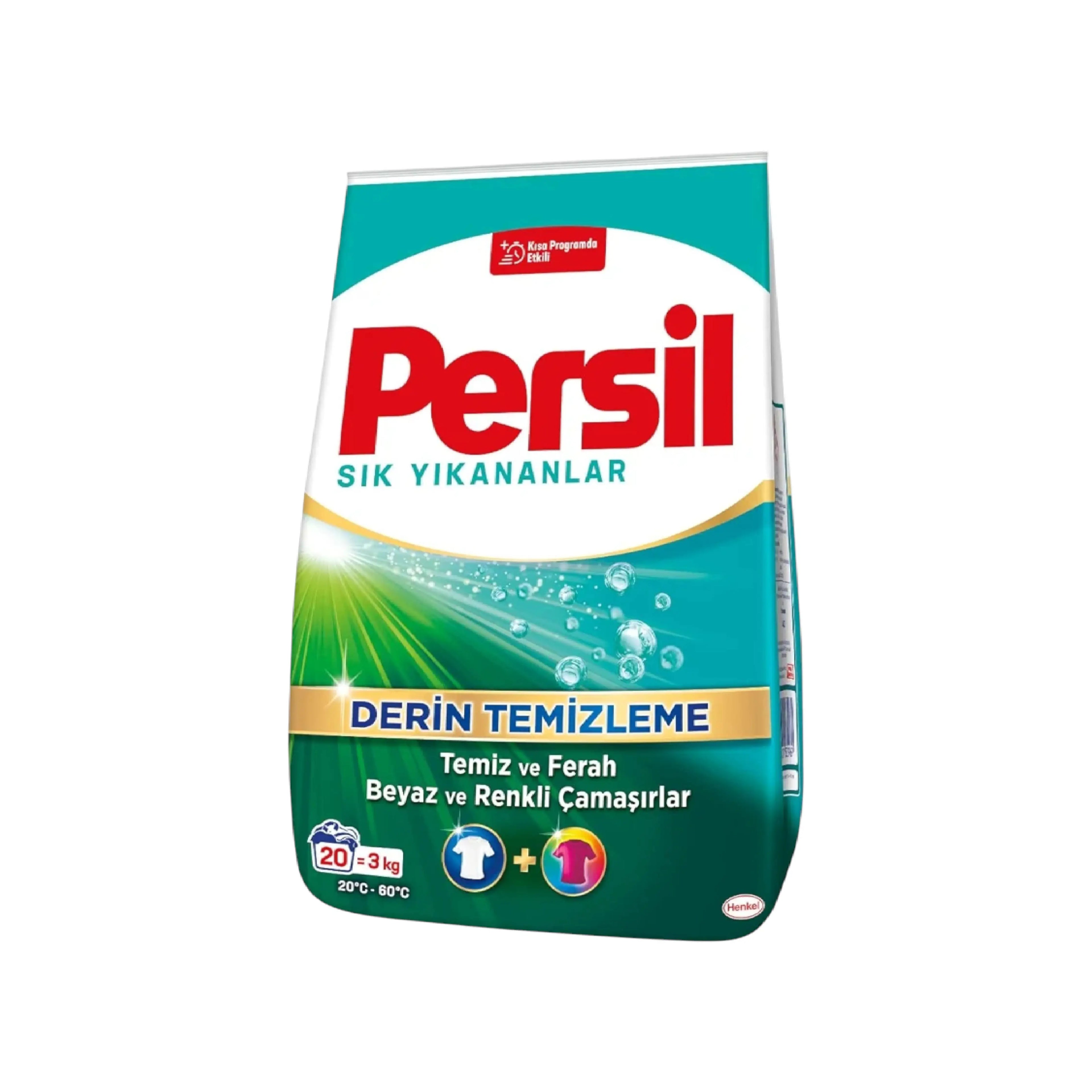 Yuyucu toz Persil Tez-tez Yuyulanlar Ağlar və Rənglilər3 kq