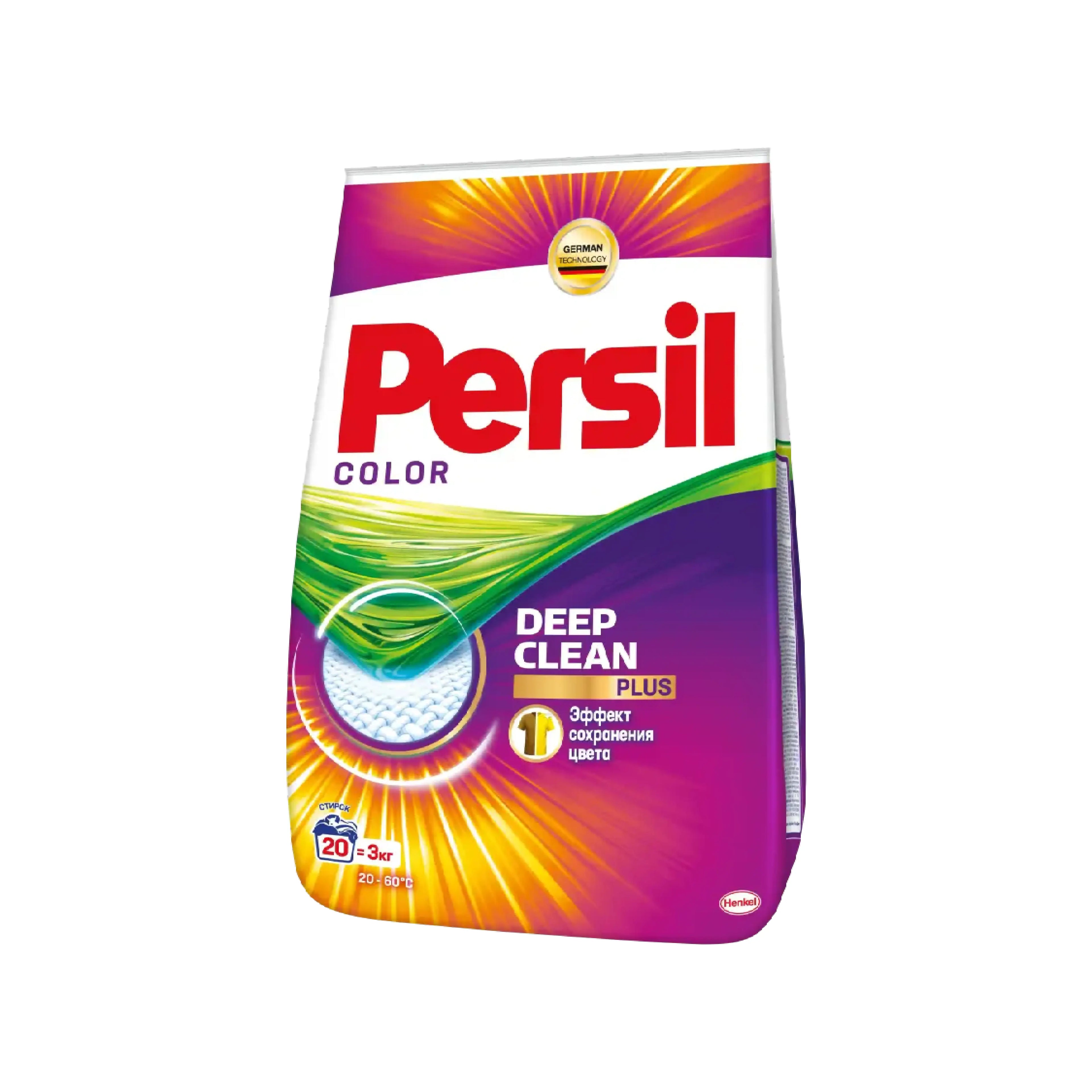 Yuyucu toz PERSIL Color Deep Clean Plus rənglilər üçün 3 kq