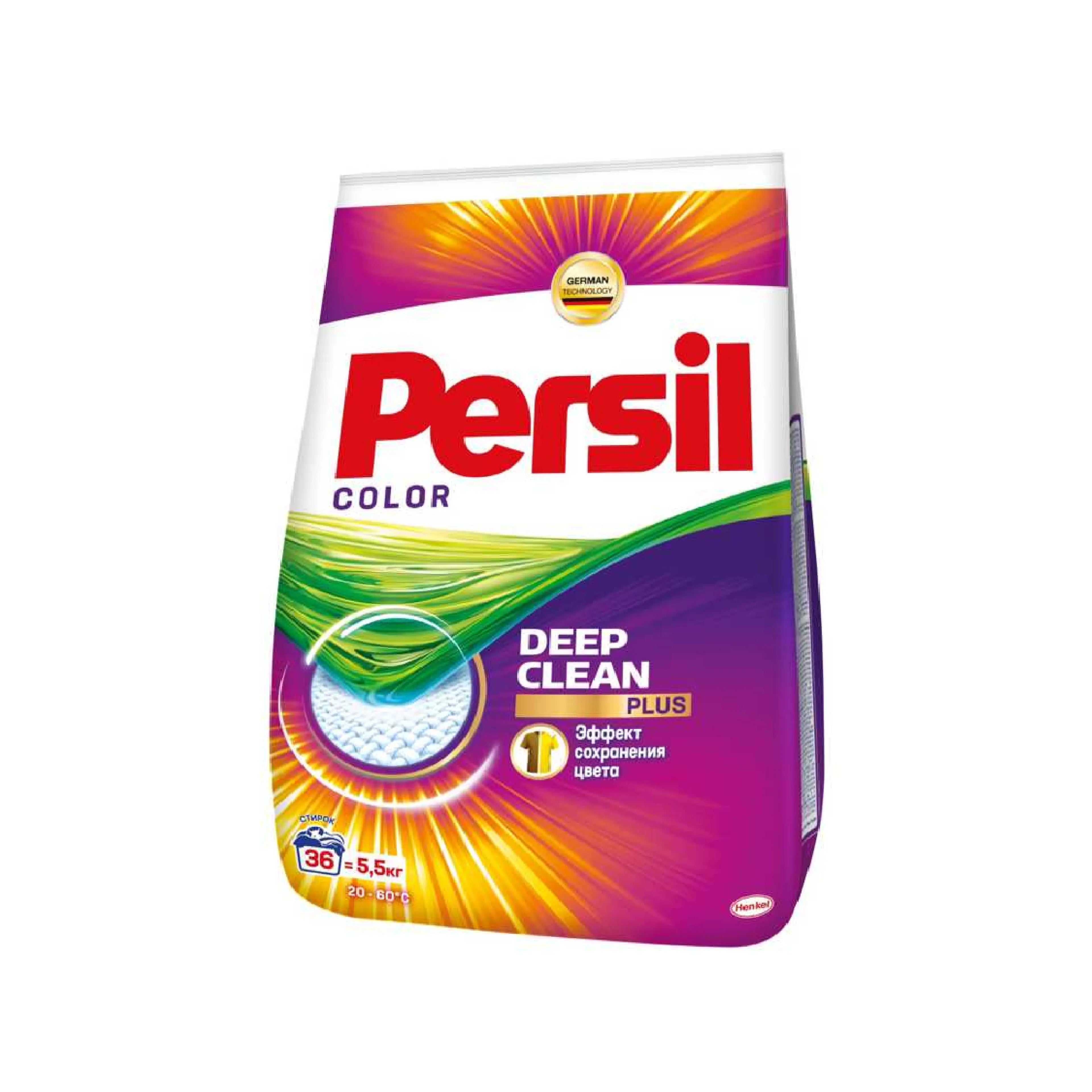 Yuyucu toz PERSIL Color Deep Clean Plus rənglilər üçün 5.5 kq