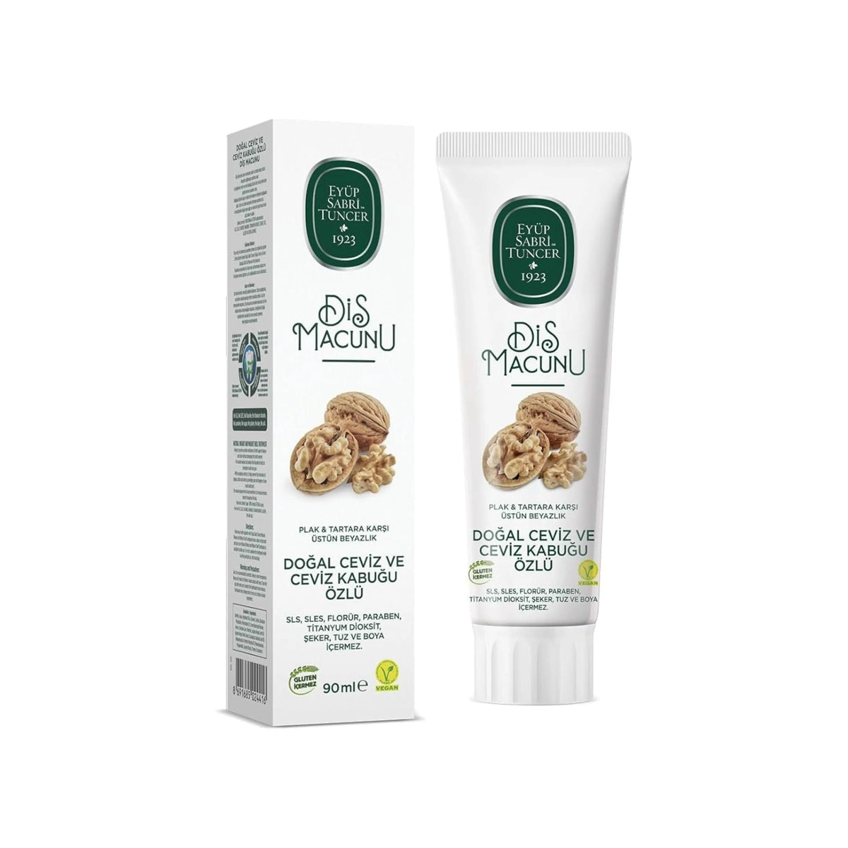 EST Təbii qoz və qoz qabığı ekstraktlı diş pastası, 90 ml