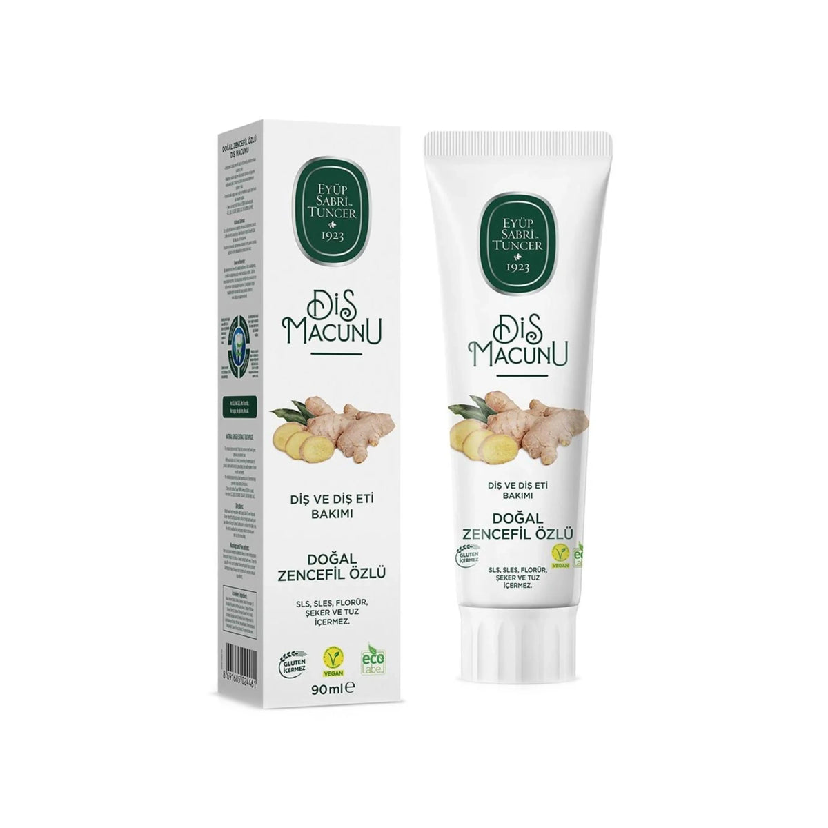 EST Doğal Zəncəfil Özlü Diş Macunu, 90 ml