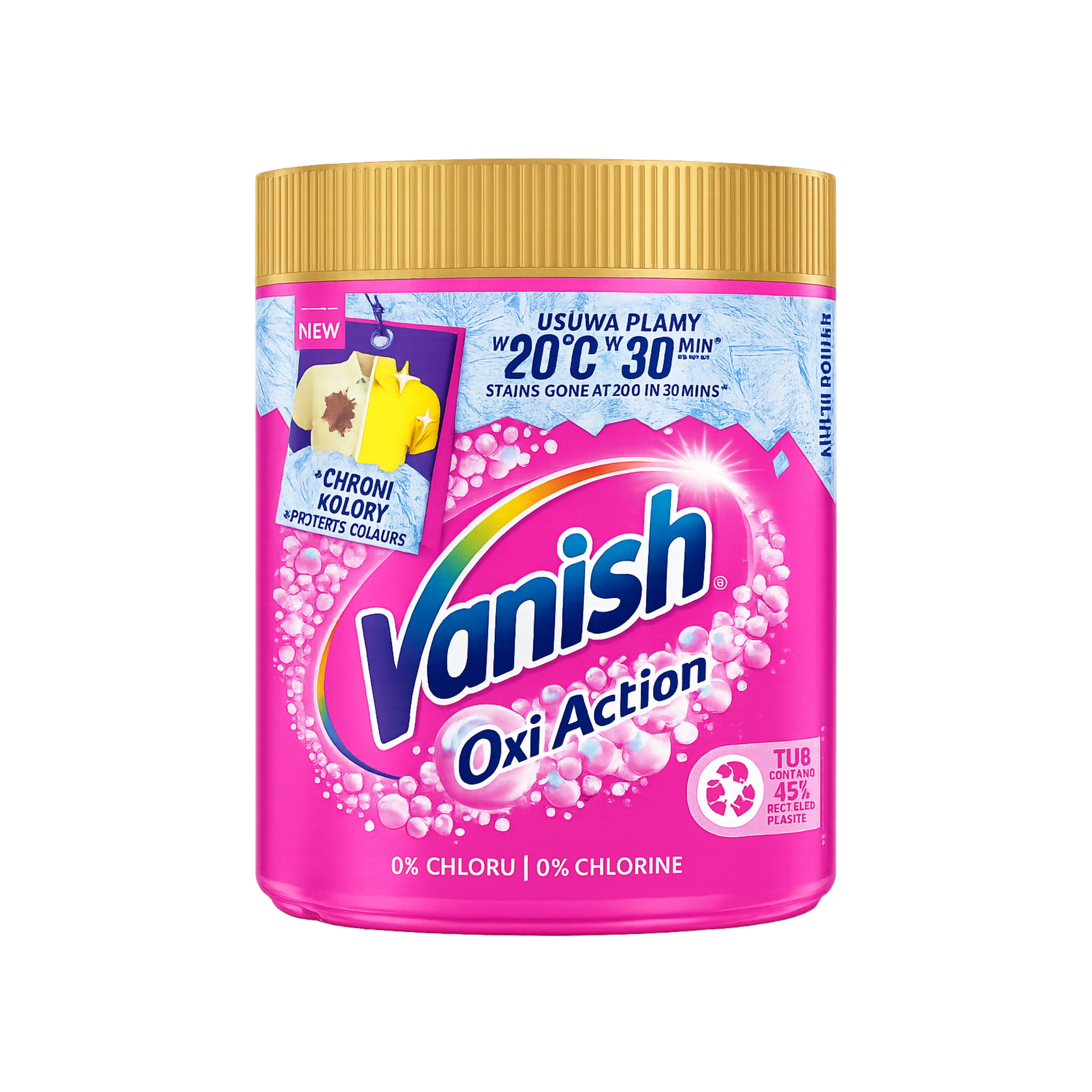 Пятновыводитель Vanish Oxi Action для цветного белья, 480 г