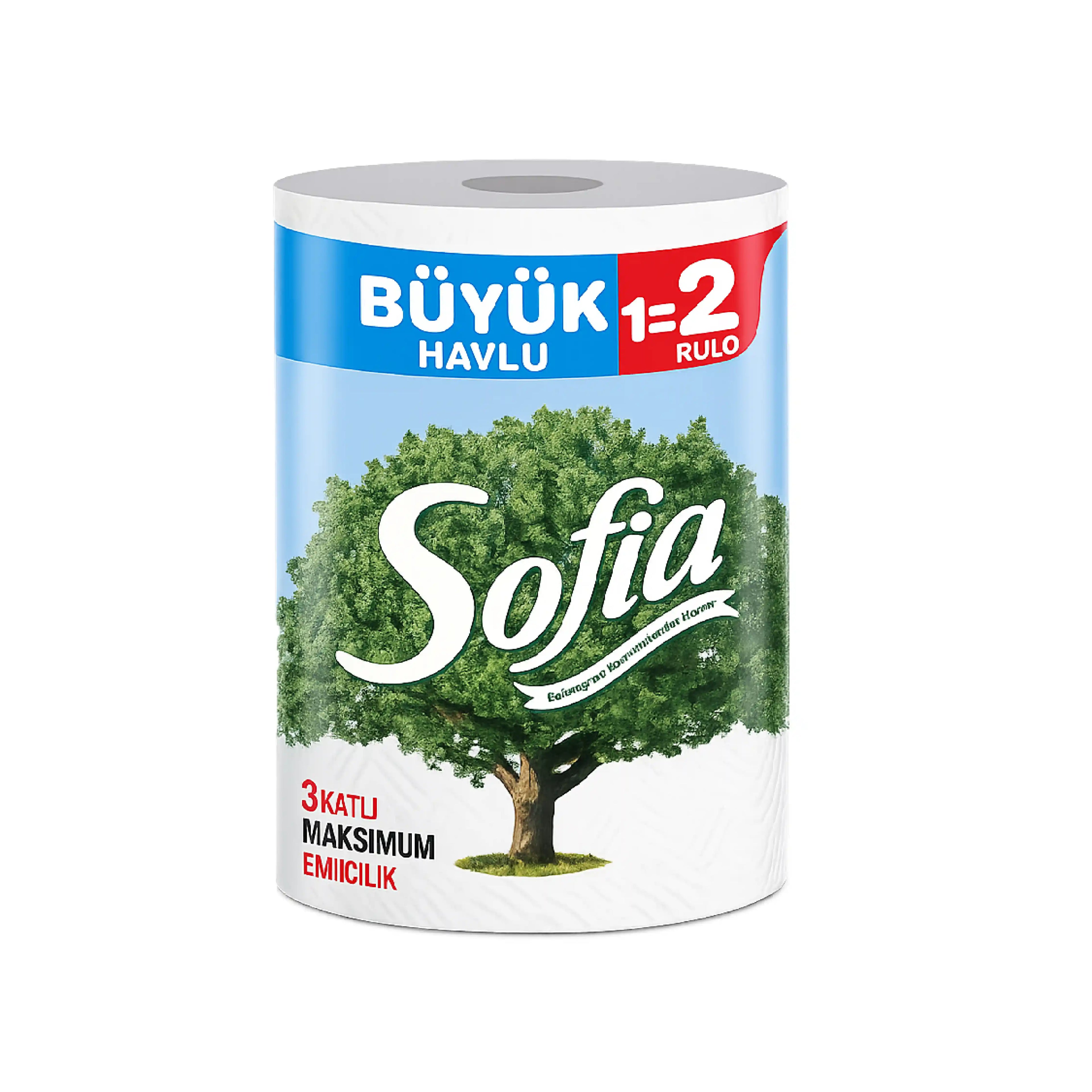 Mətbəx üçün kağız dəsmal Sofia, 1 rulon, Məişət üçün
