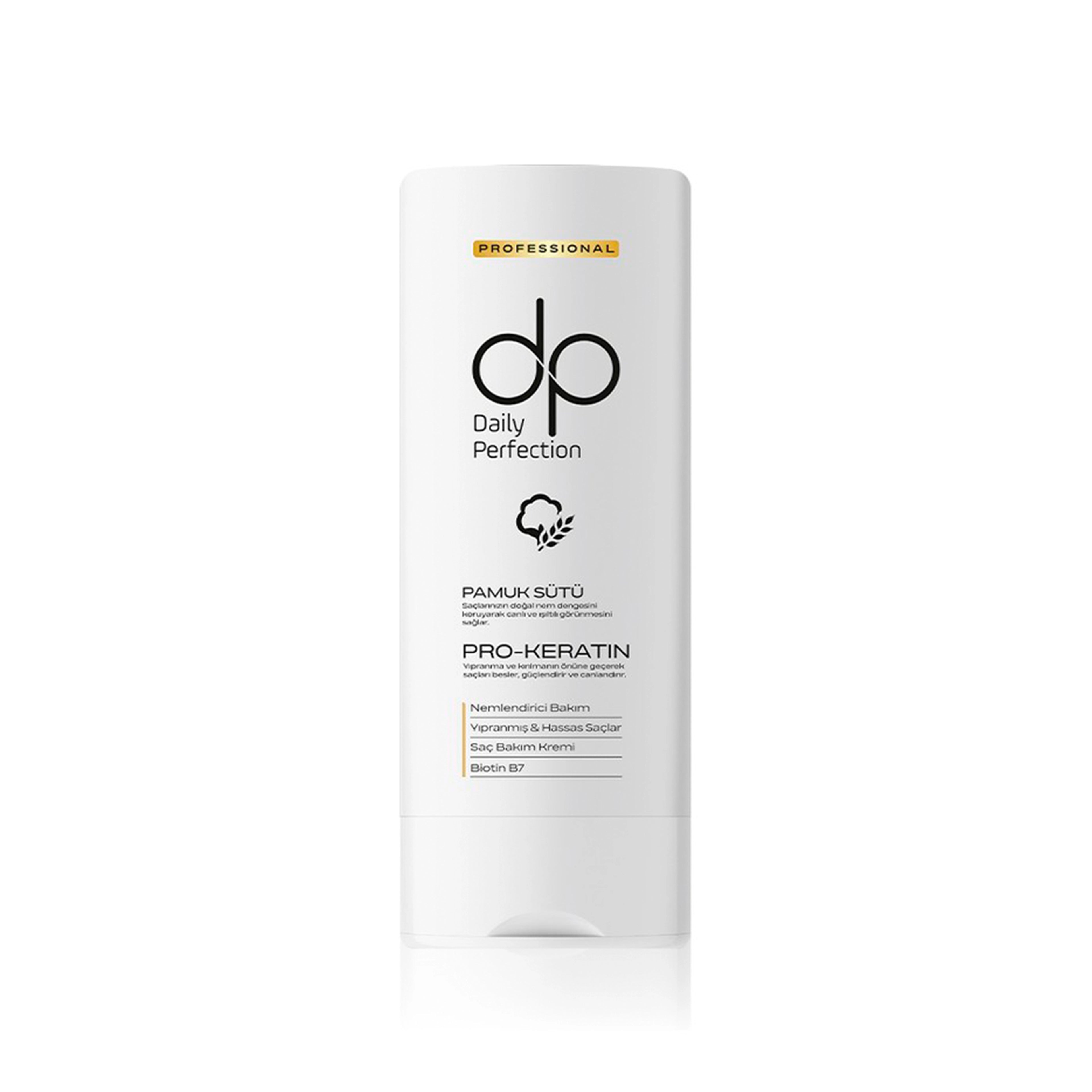 Шампунь для волос DP Daily Perfection с хлопковым молочком, 350 мл, для поврежденных и чувствительных волос