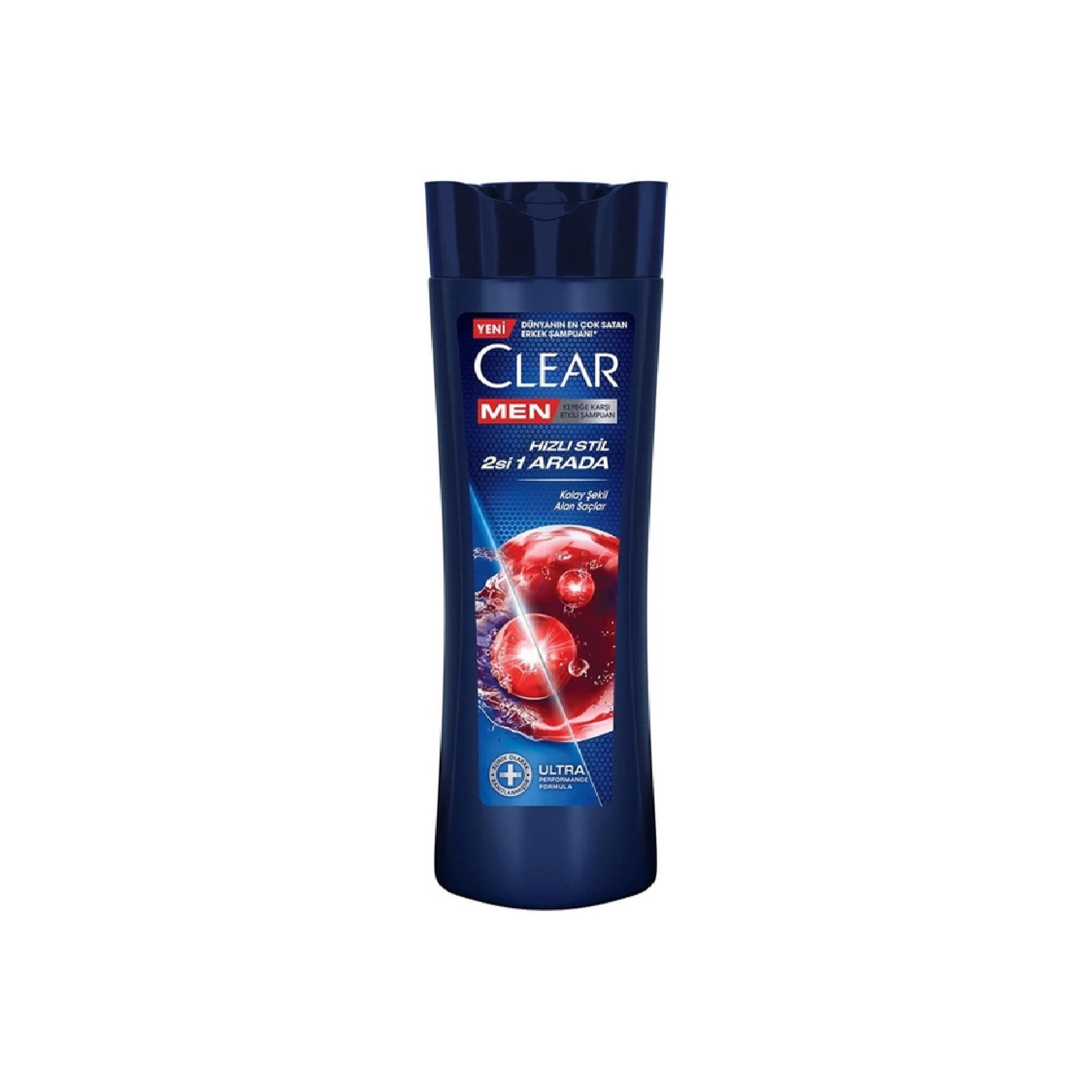 Шампунь для волос Clear Men Fast Style, 350 мл, для мужчин