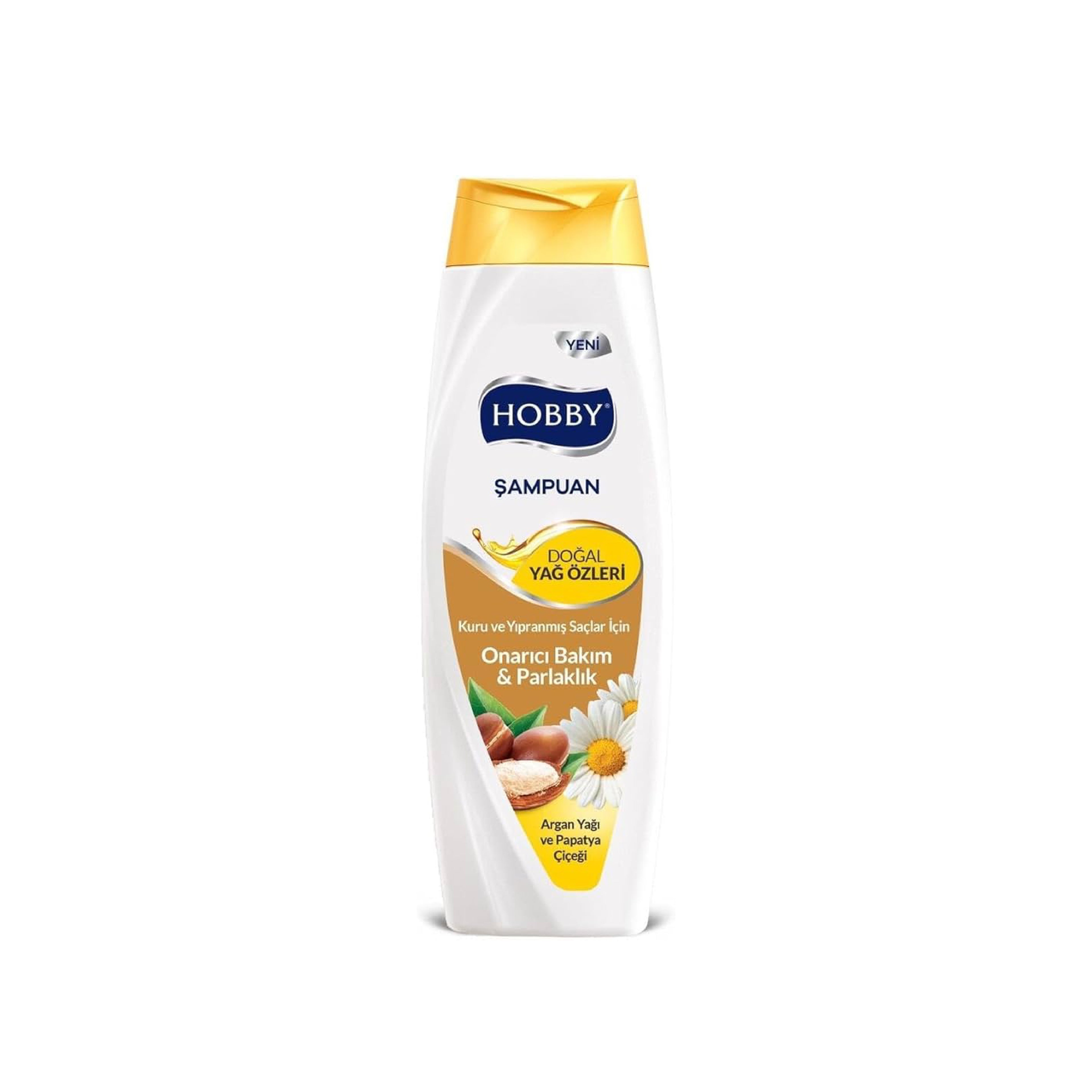 Шампунь для волос Hobby Protein Care Восстановление и блеск, 600 мл, для поврежденных волос