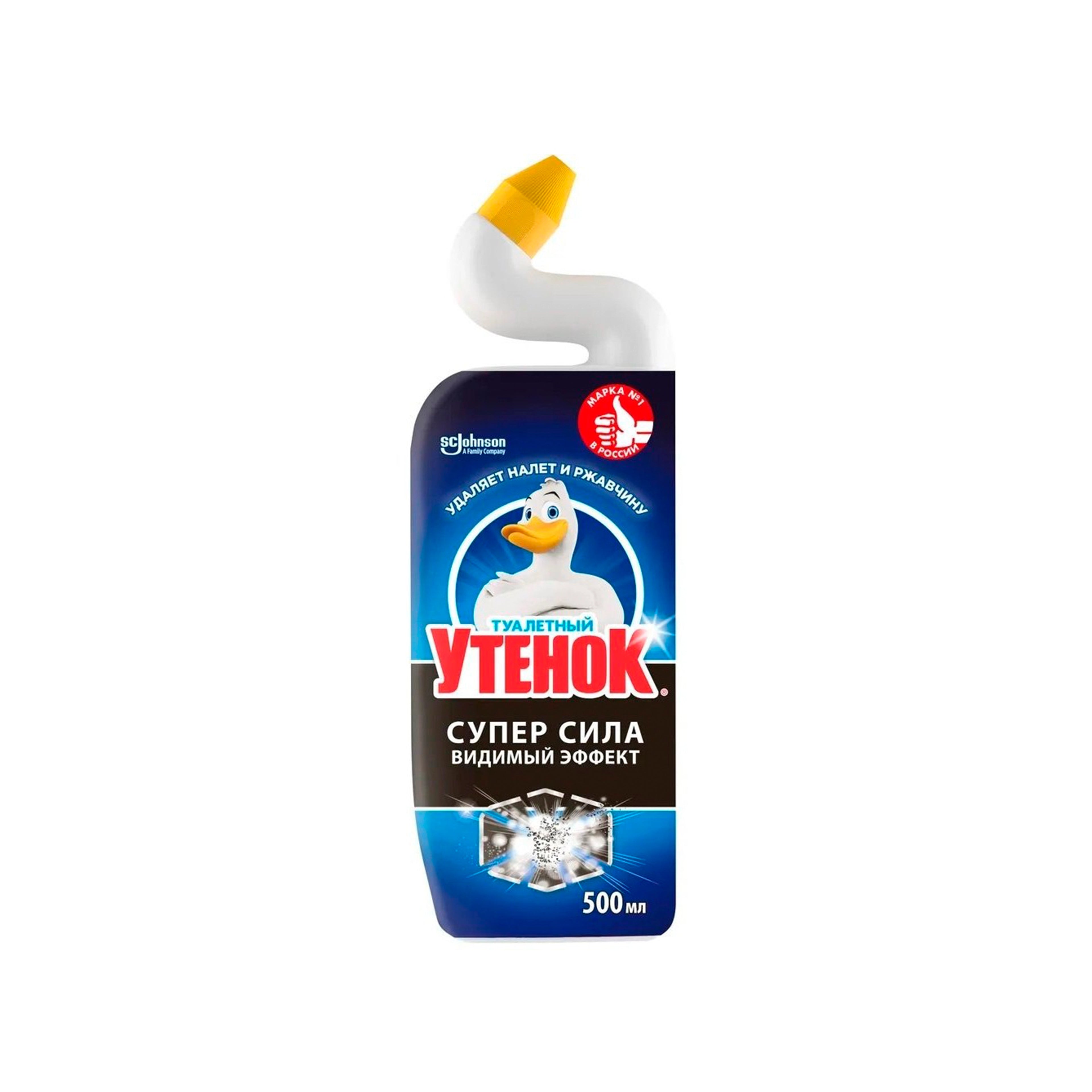 Tualet yuyucu Gel Tualet Ördəyi Super-Güc, Pas və Ərpi Təmizləyir, 500ml