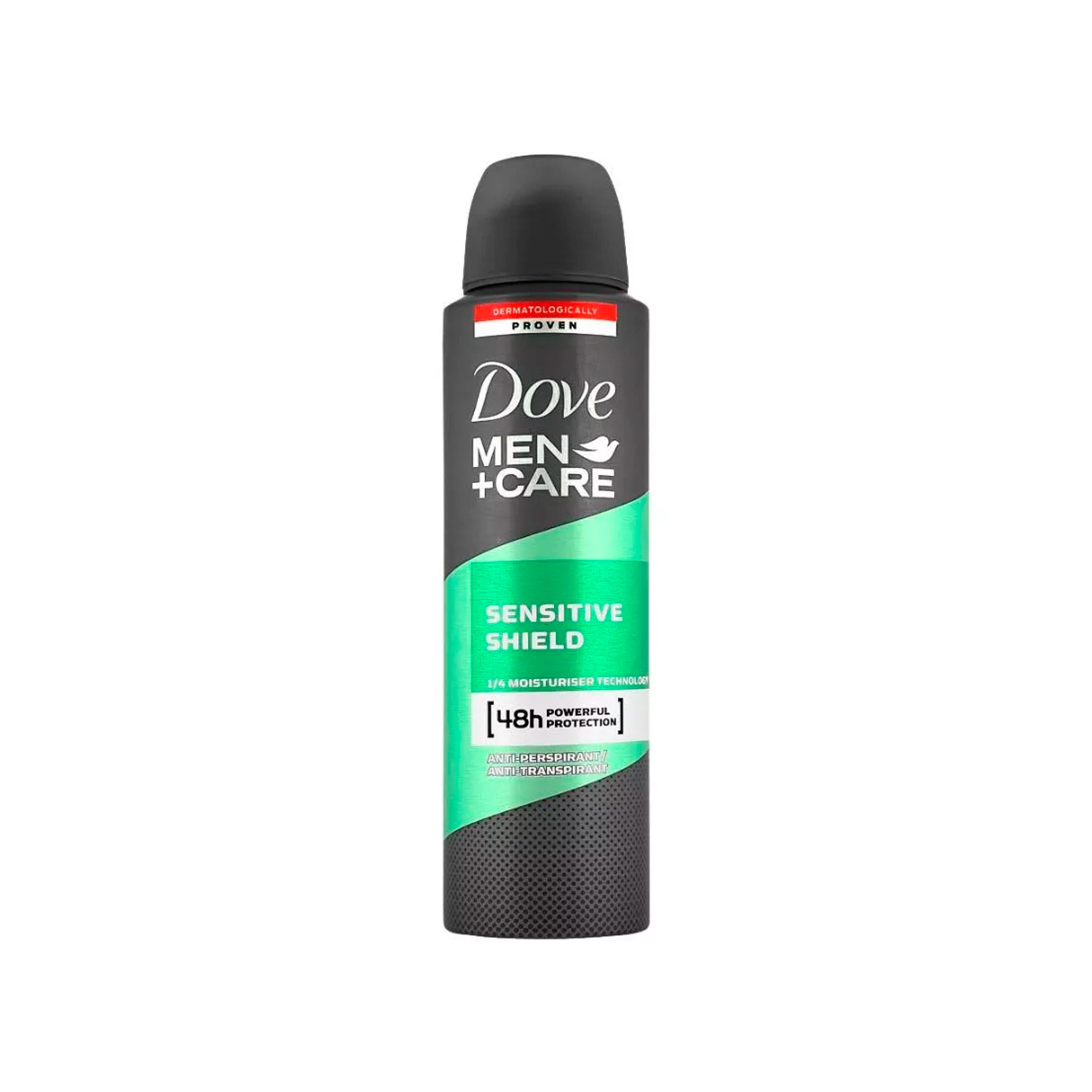 Antiperspirant Sprey Dove Men +Care Sensitive Shield 150ml, Kişilər üçün