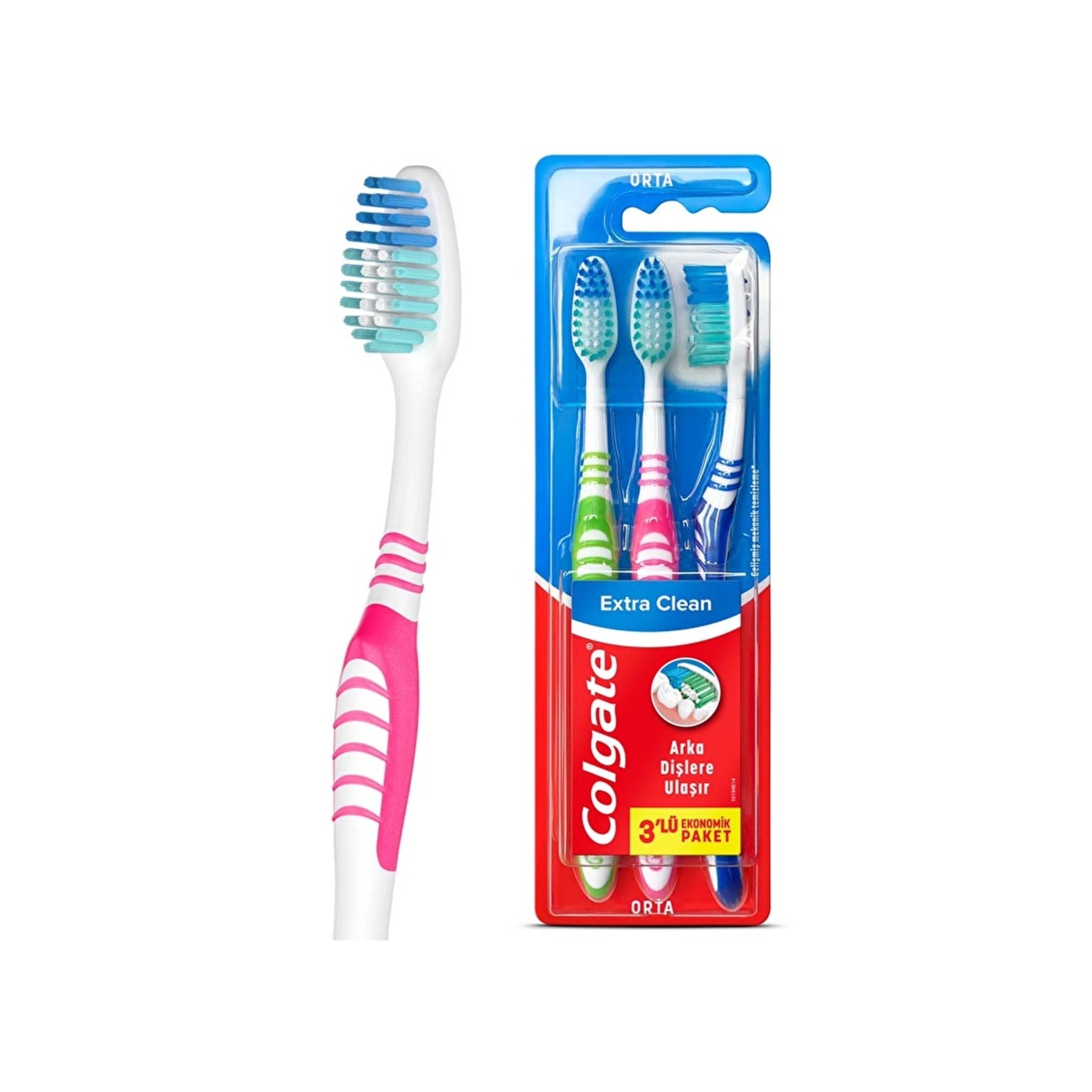 Зубная щетка Colgate Super Clean, 3 шт.