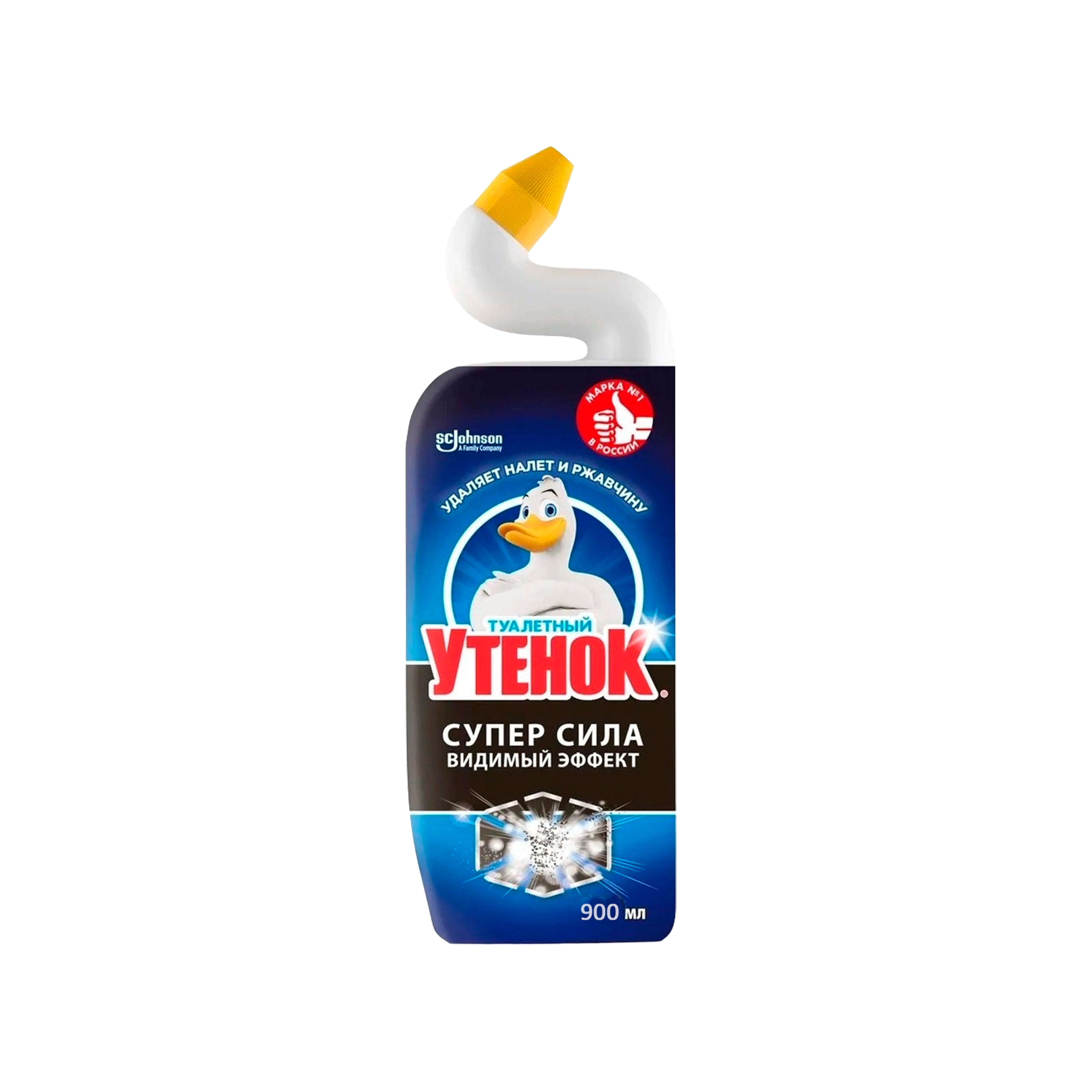 Tualet yuyucu Gel Tualet Ördəyi Super-Güc, Pas və Ərpi Təmizləyir, 900ml