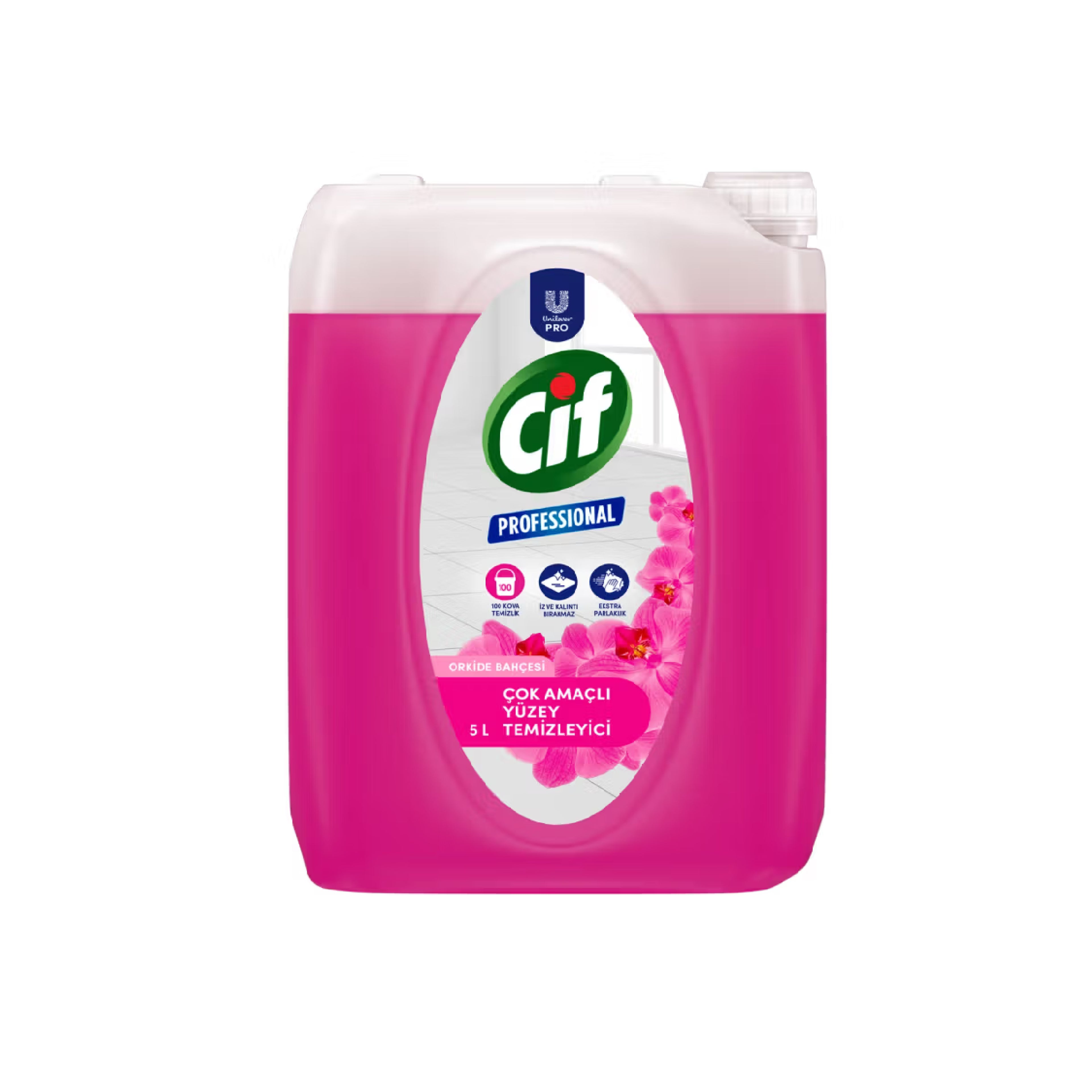Universal səth təmizləyici vasitə Cif Professional Orkide Bahçesi, 5 L