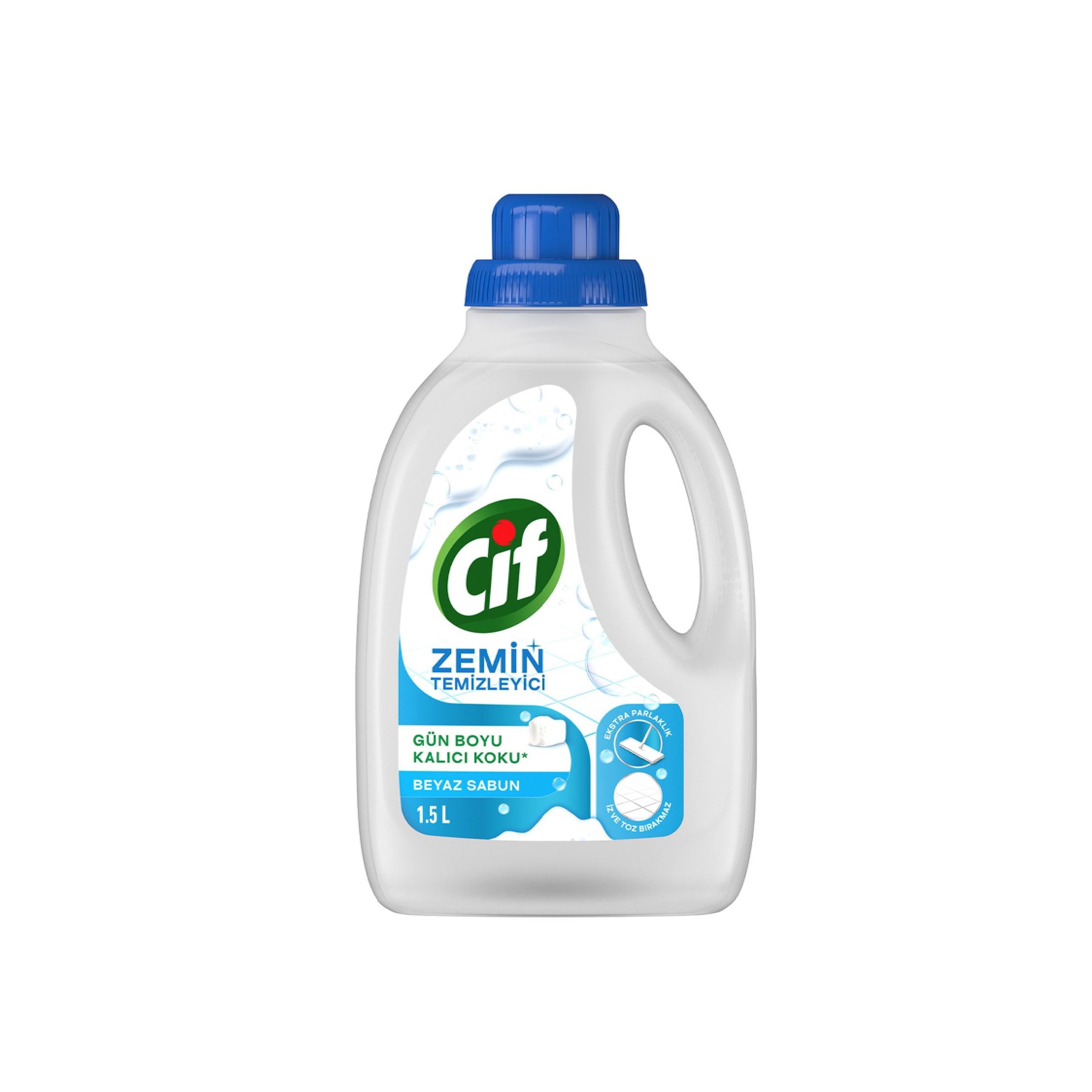 Döşəmə təmizləyici vasitə Cif Zemin Temizleyici Beyaz Sabun, 1.5 L