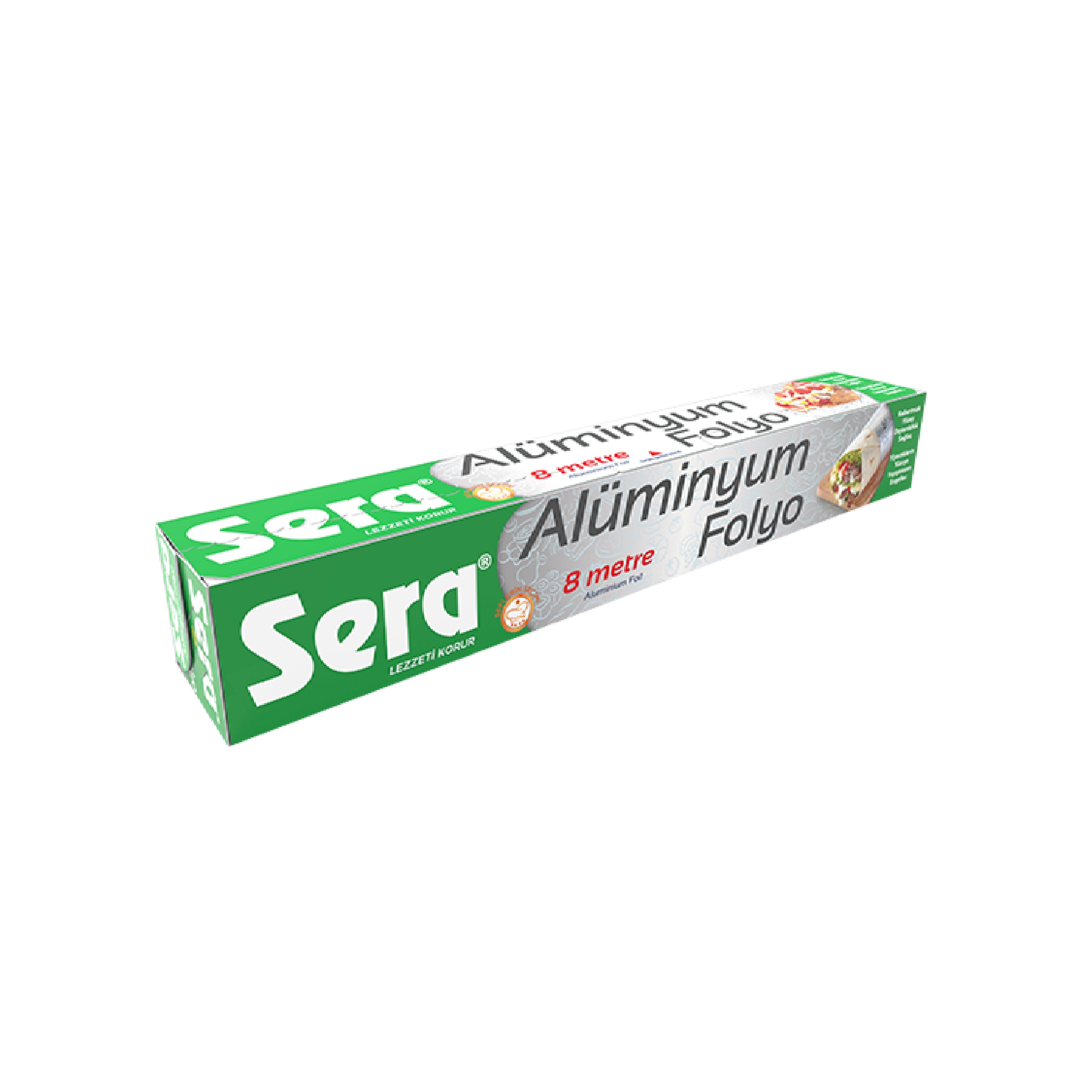 Qidaların saxlanılması üçün alüminium folqa Sera, 8 metr