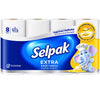 Kağız dəsmal Selpak Extra, 8 rulon, Universal
