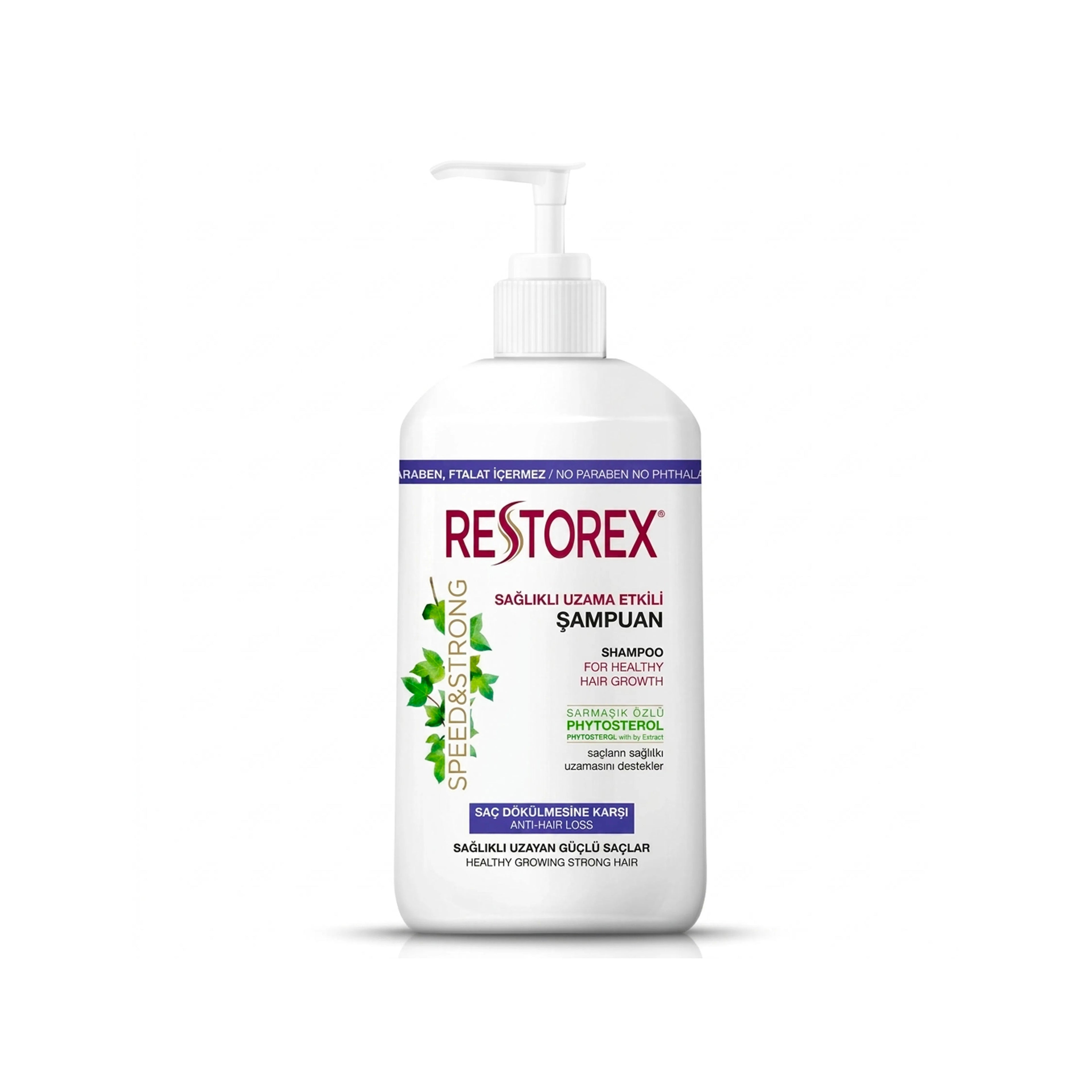 Saç Şampunu Restorex Speed & Strong Anti-Hair Loss Sağlam Uzadıcı, 1000 ml, qadınlar üçün