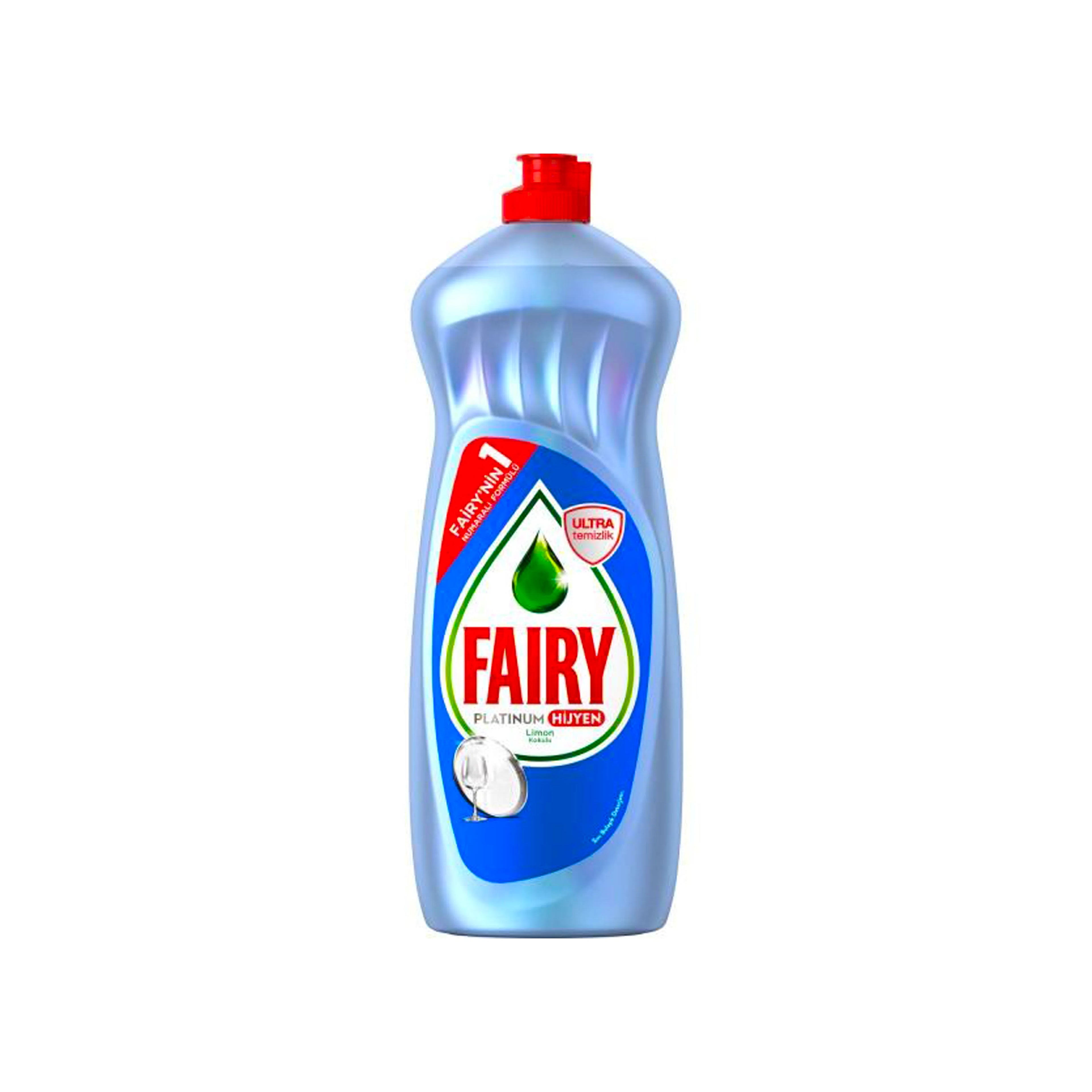 Qab yuma vasitəsi Fairy Platinum Hygiene, 750 ml, limon ətirlə