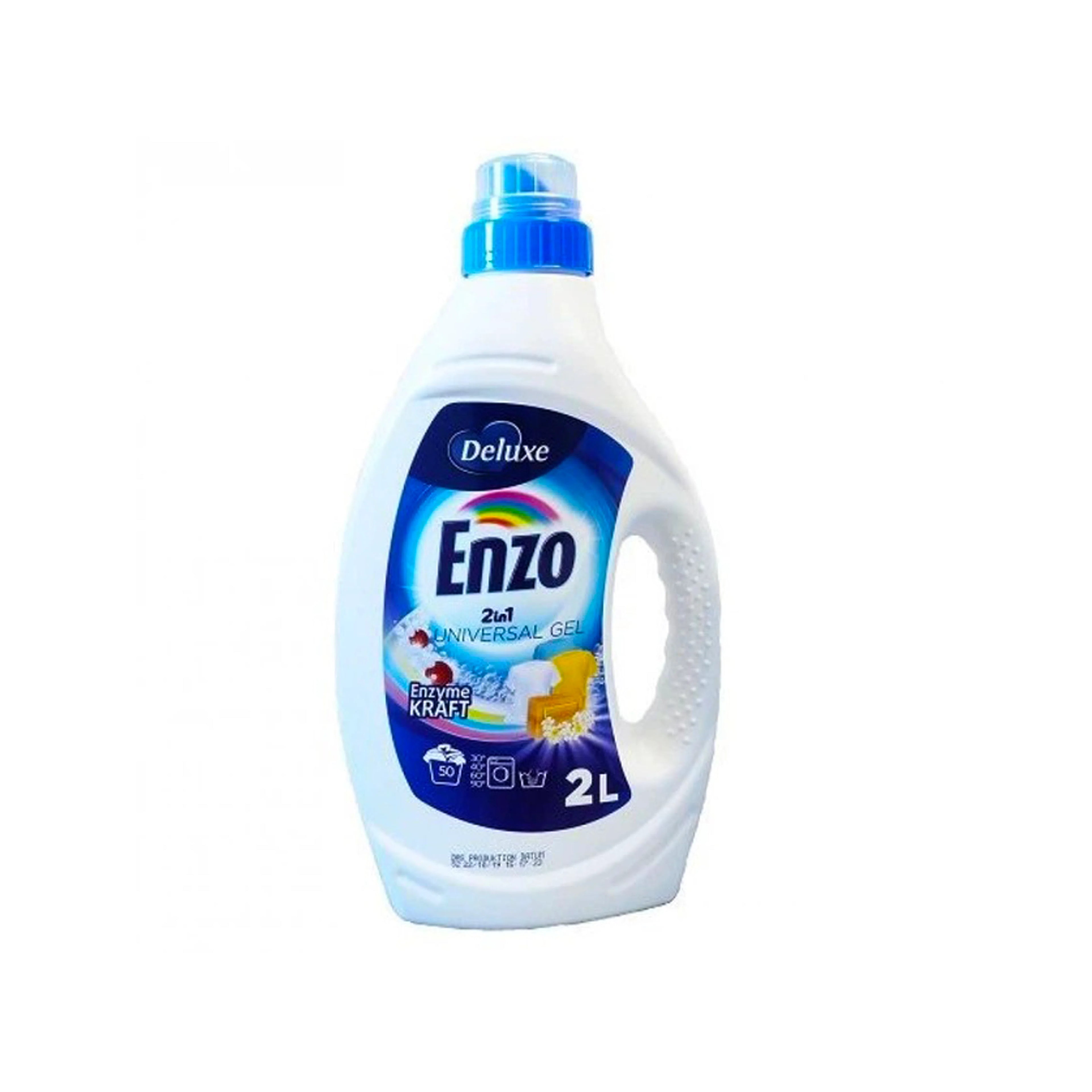 Гель для стирки белья Deluxe Enzo, 2 л, универсальный
