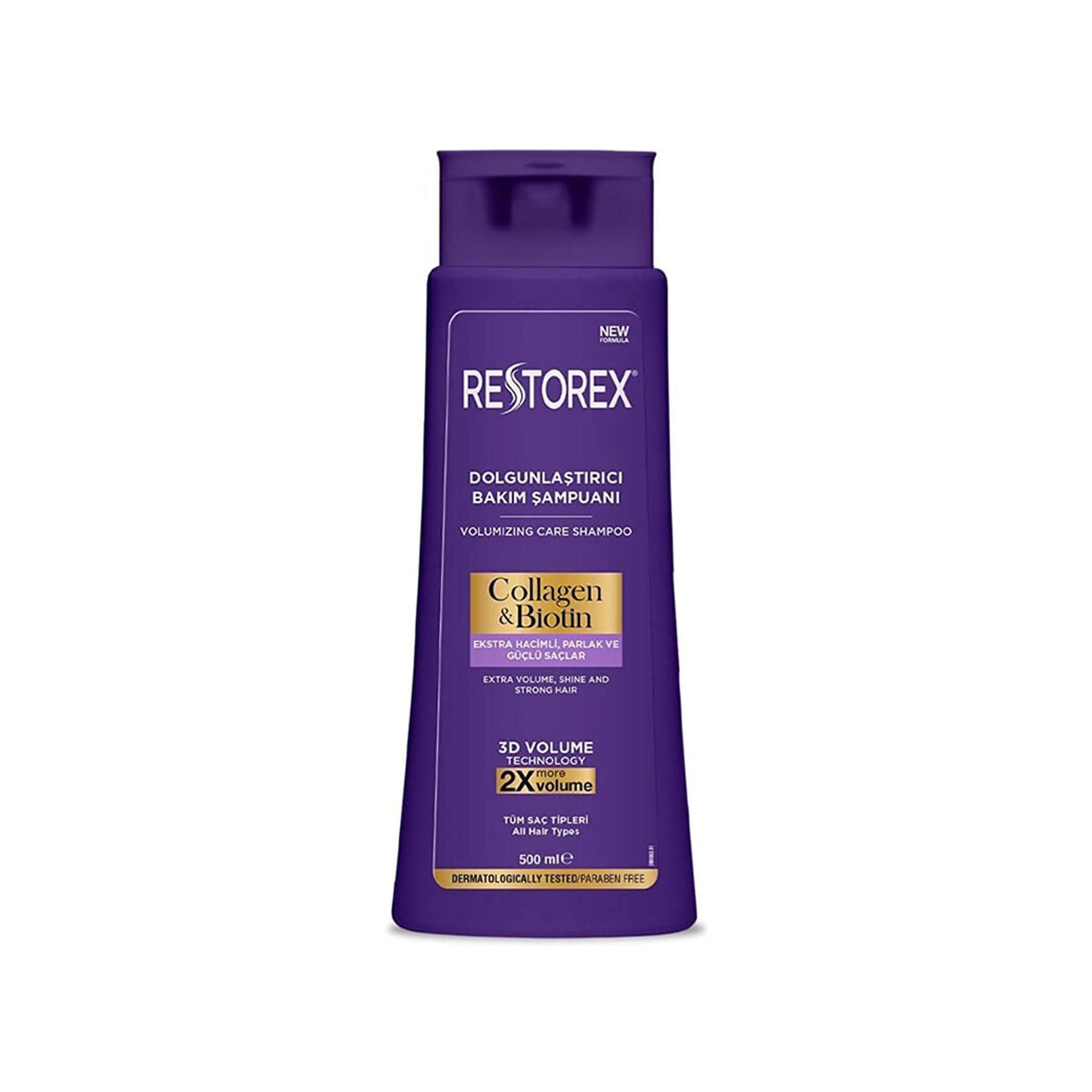 Saç Şampunu Restorex Dolgunlaşdırıcı Baxım, 500 ml, qadınlar üçün