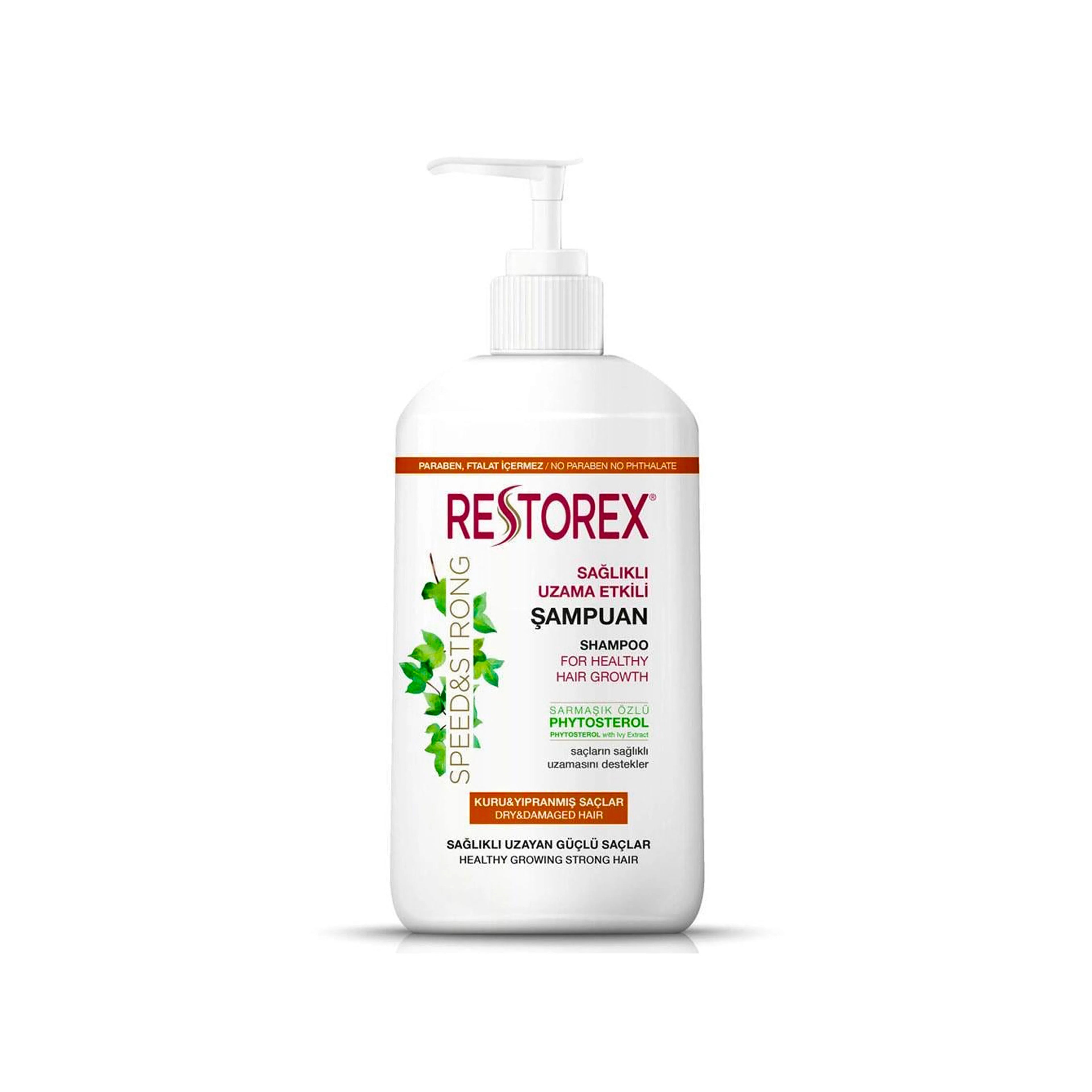 Saç Şampunu Restorex Speed & Strong Sağlam Uzadıcı, 1000 ml, qadınlar üçün