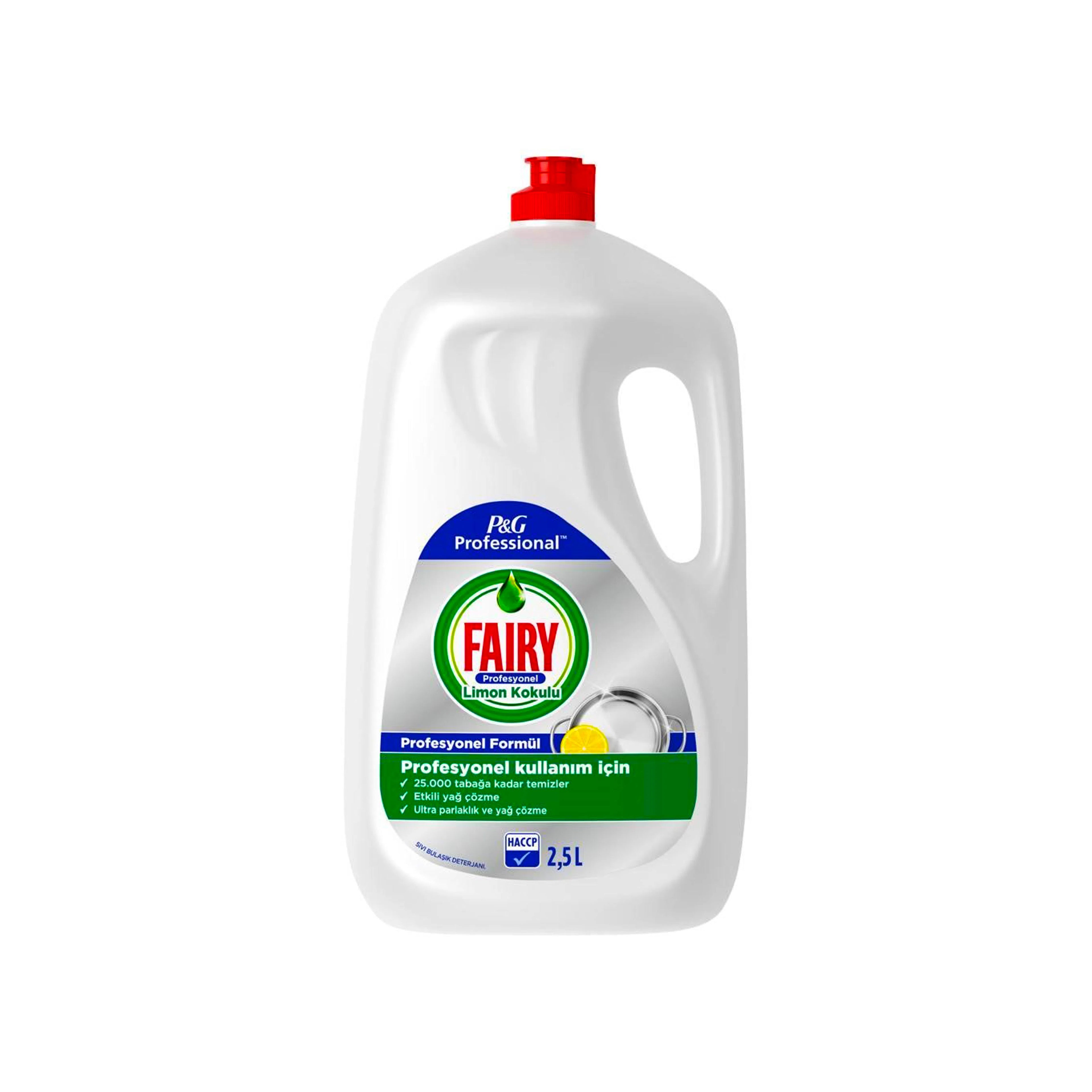 Qab yuma vasitəsi Fairy Professional, 2.5 l, limon ətirlə