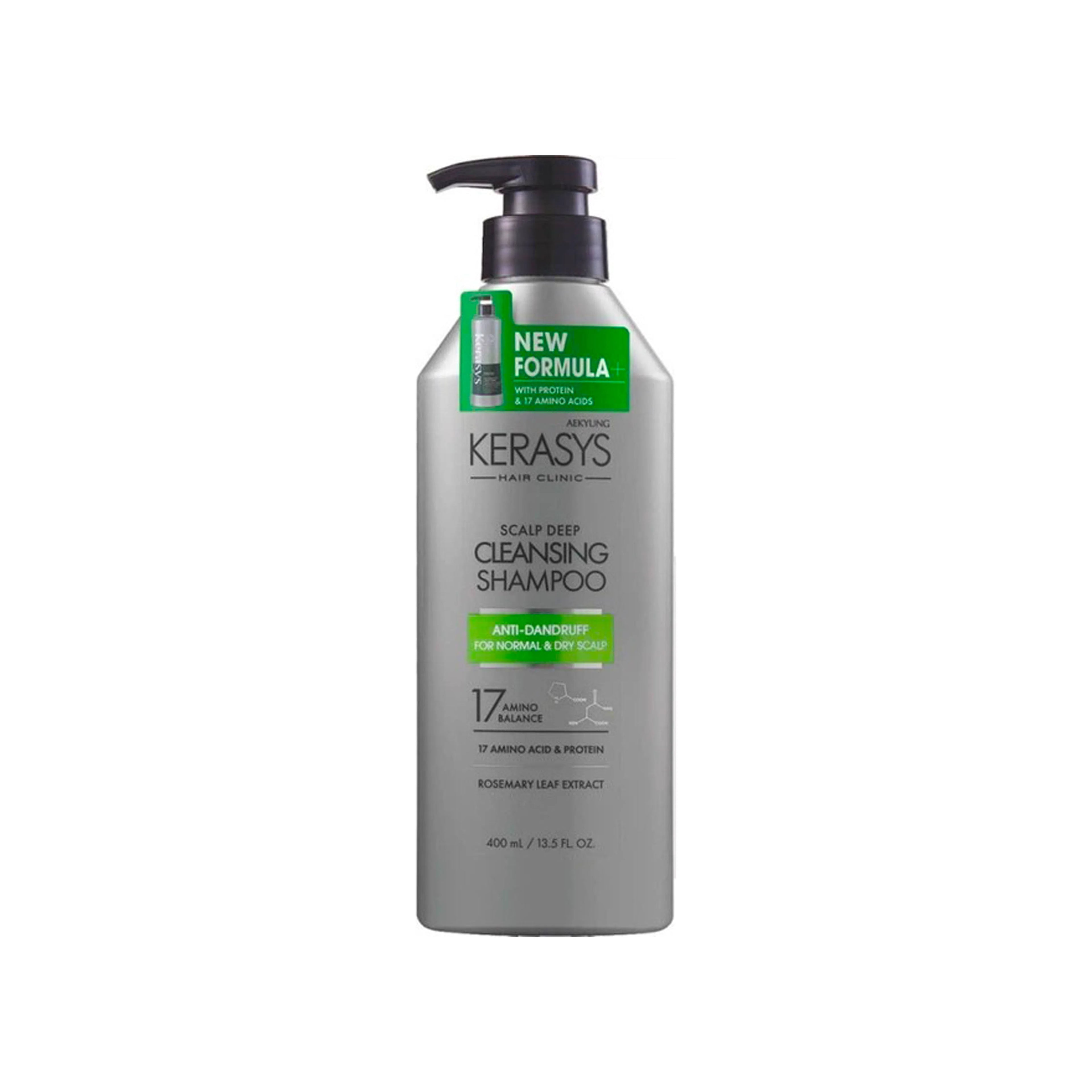 Saç şampunu Kerasys Hair Clinic Scalp Deep Cleansing, 600 ml, kəpəyə qarşı