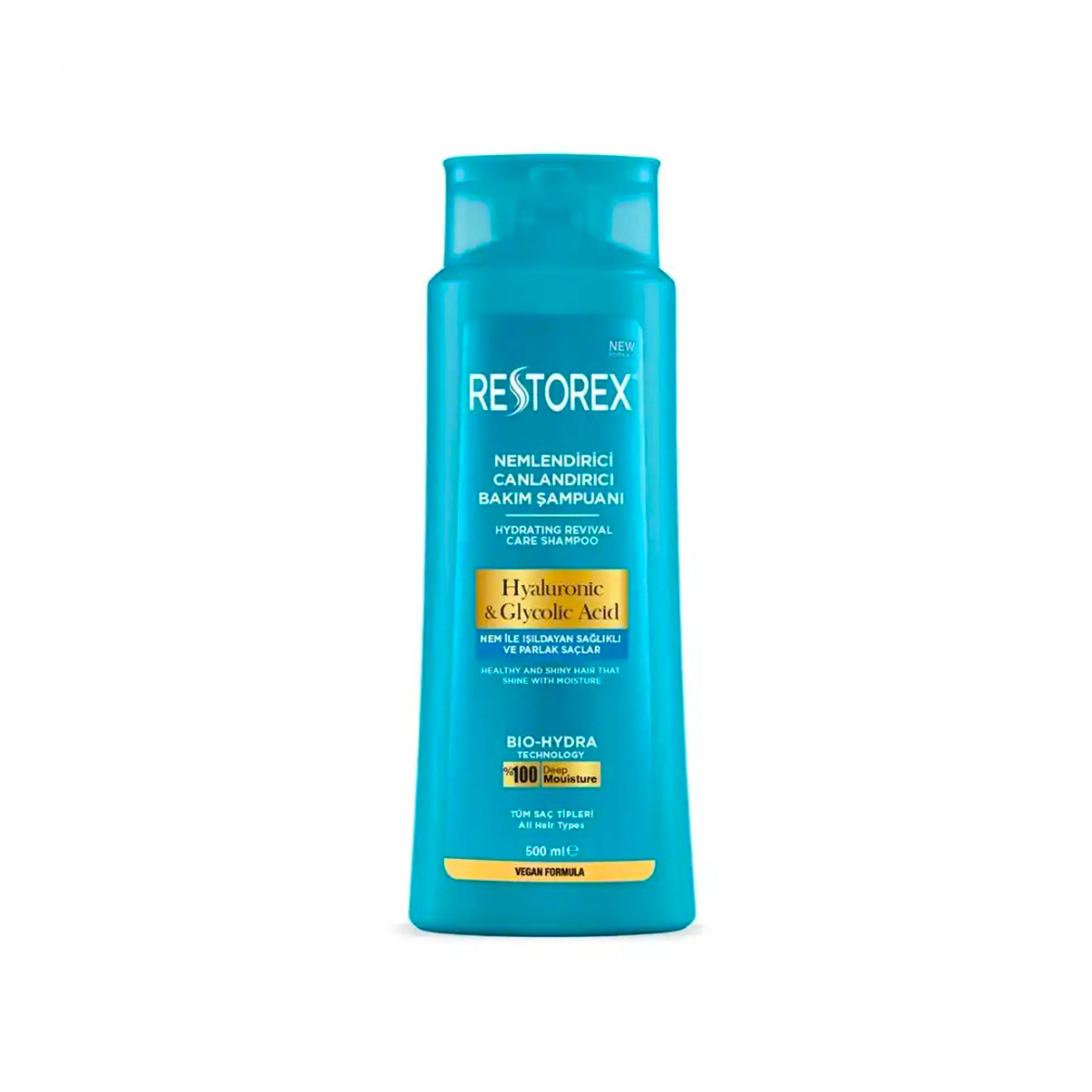 Saç Şampunu Restorex Nəmləndirici Canlandırıcı Baxım, 500 ml, qadınlar üçün