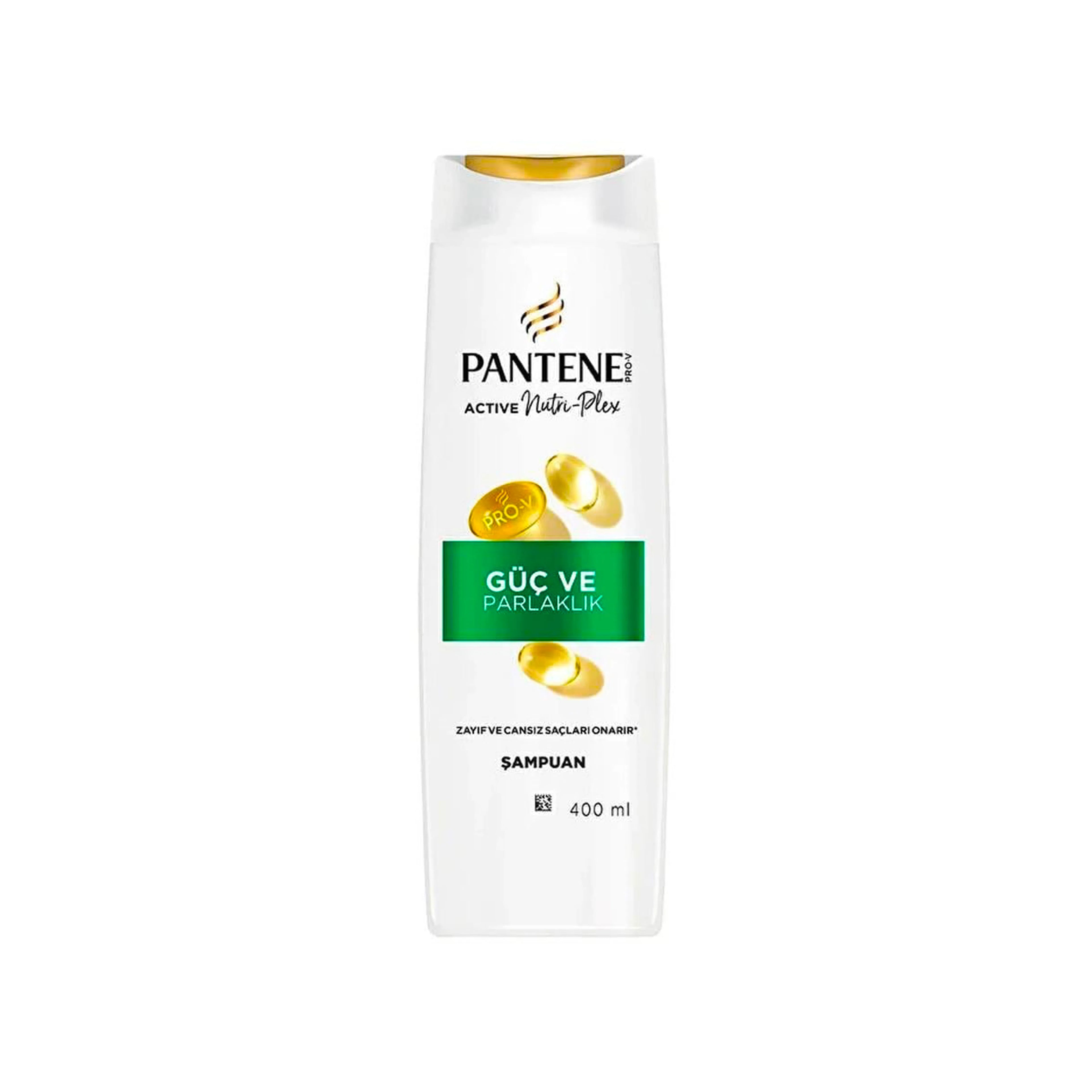 Şampun Pantene Pro-V Active Nutri-Plex Güc və Parlığlıq, 400 ml, qadınlar üçün