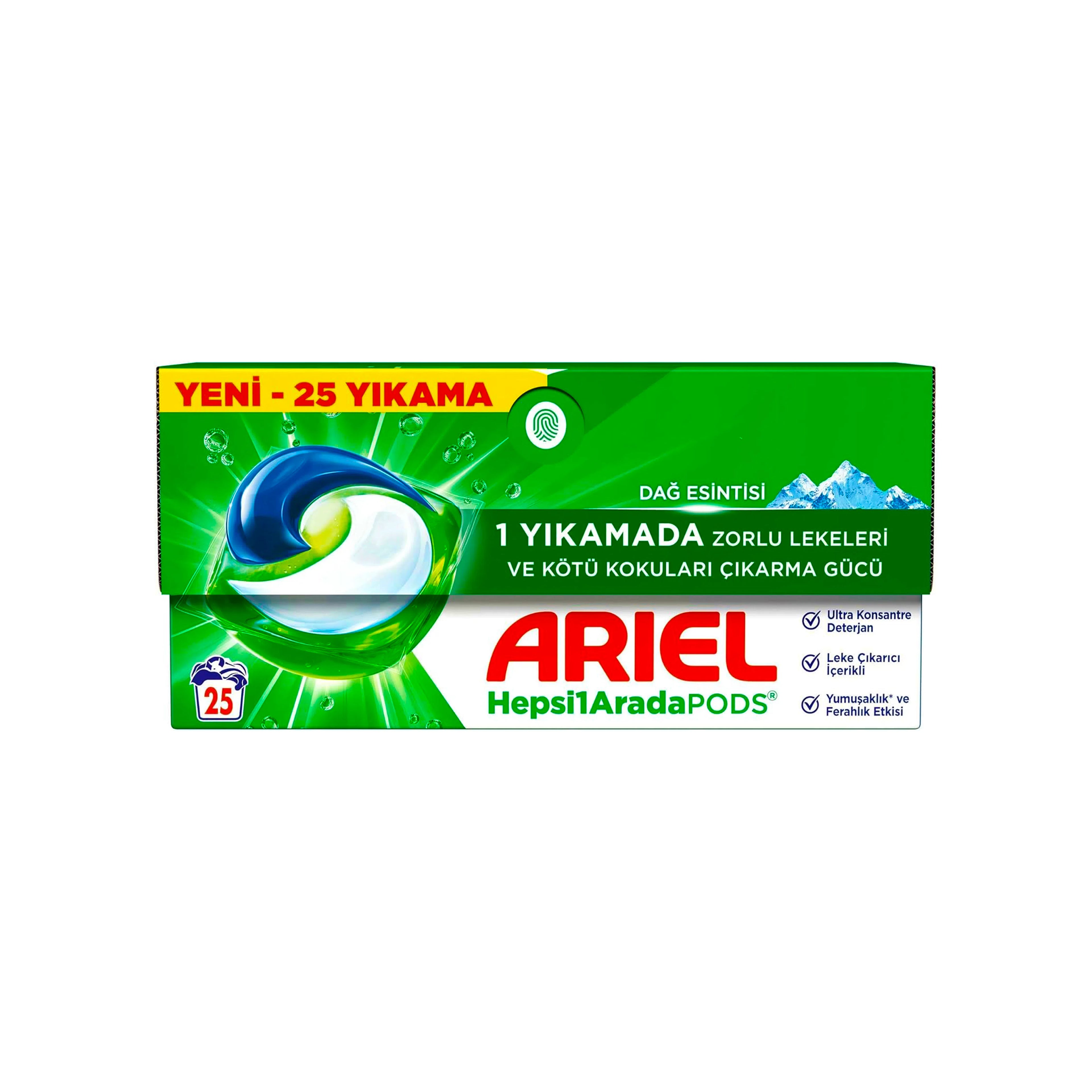 Yuma kapsulu Ariel All-in-1 PODS, 25 əd, Avtomatik