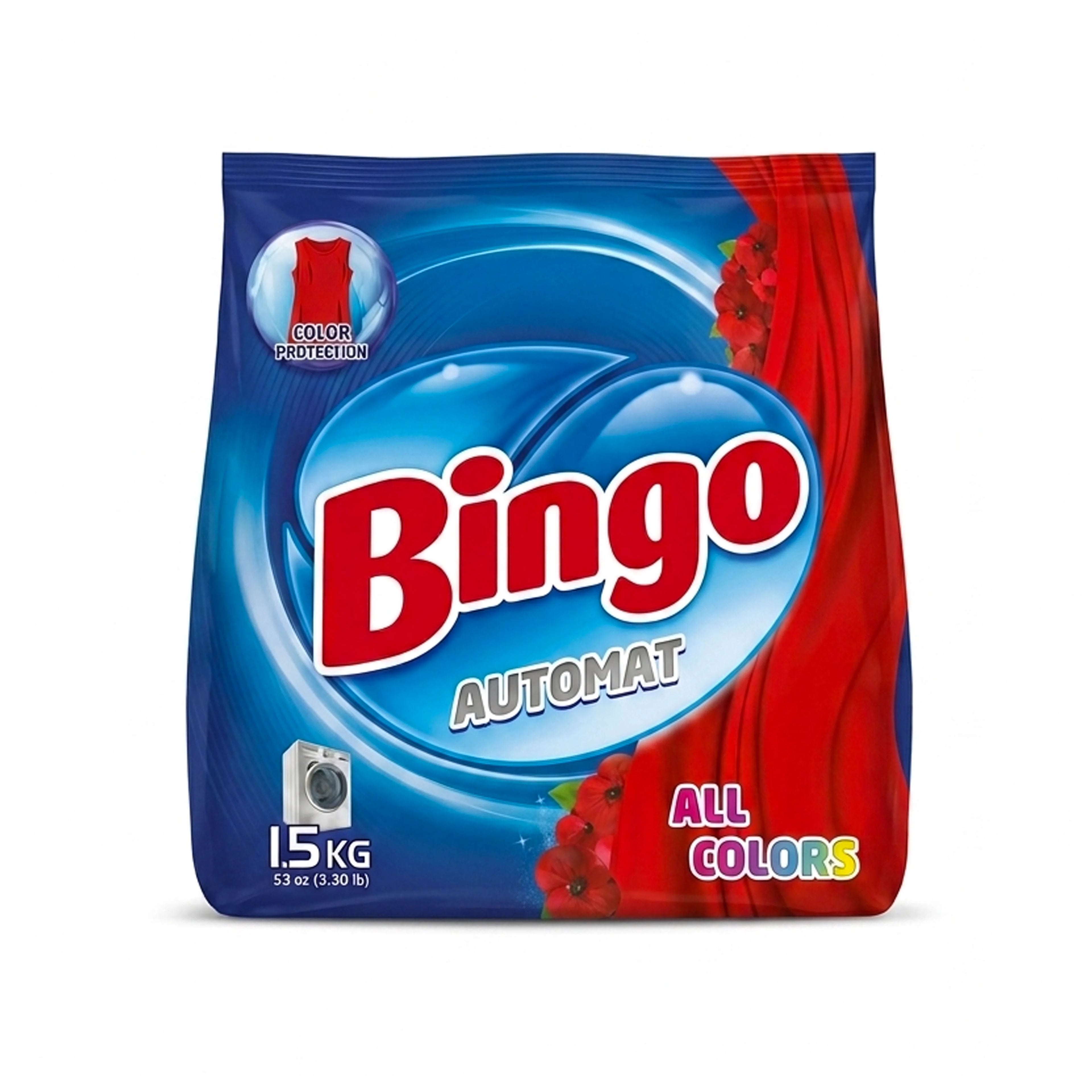Paltar yuma tozu Bingo Automat Whites & Colors, 1,5 kq
