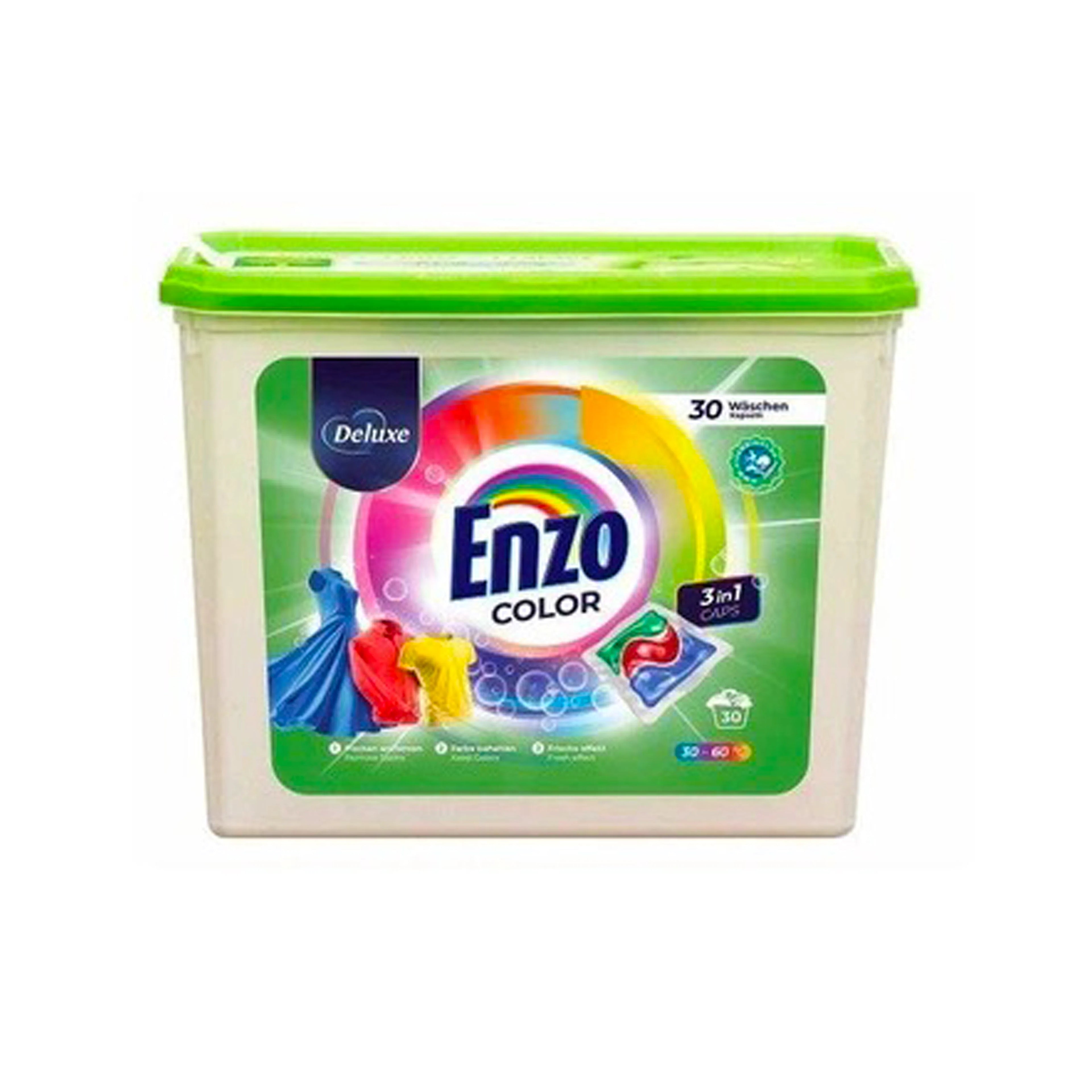Camaşır yuma kapsulu Enzo Deluxe, 30 əd, universal