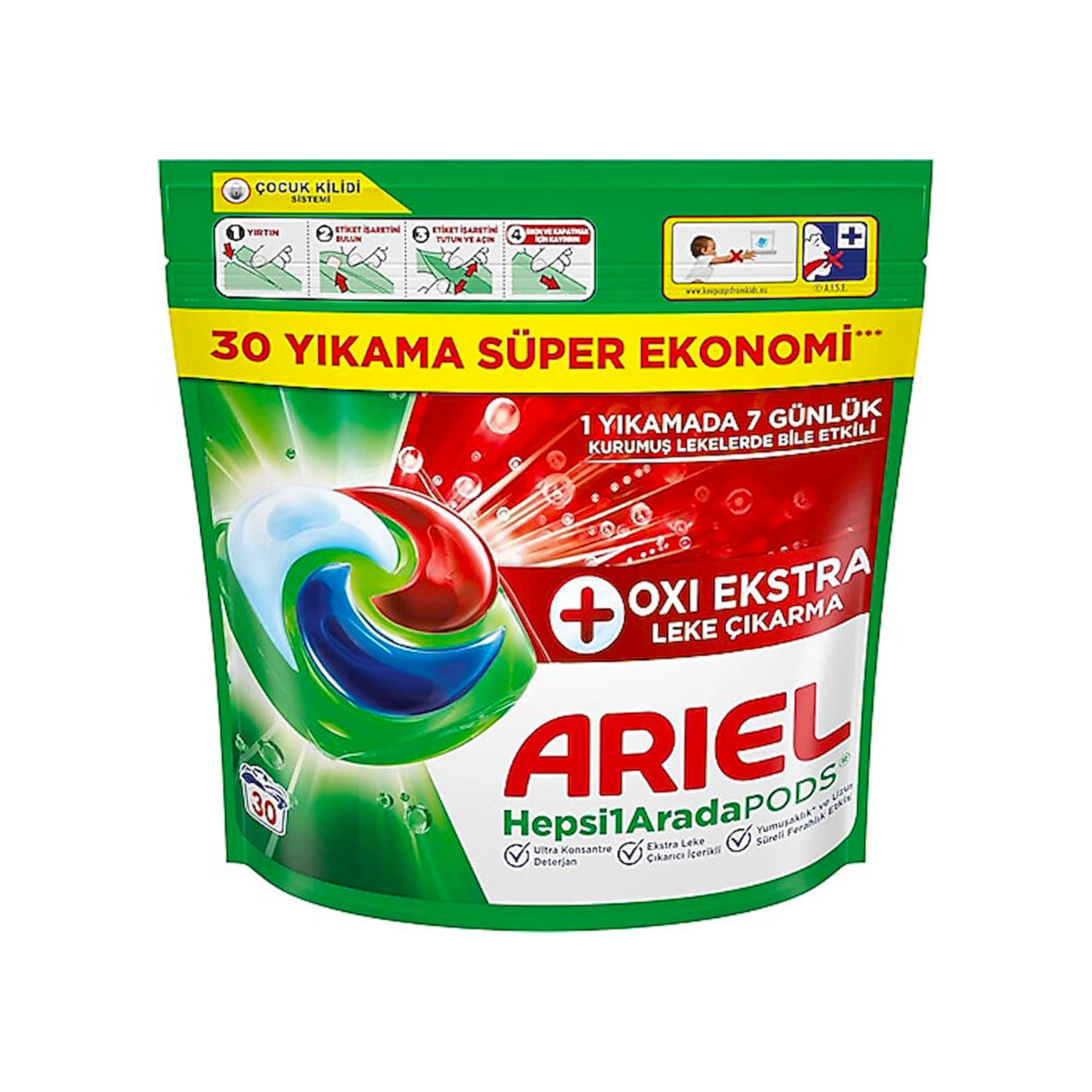 Yuma kapsulu Ariel Oxi PODS, 30 əd