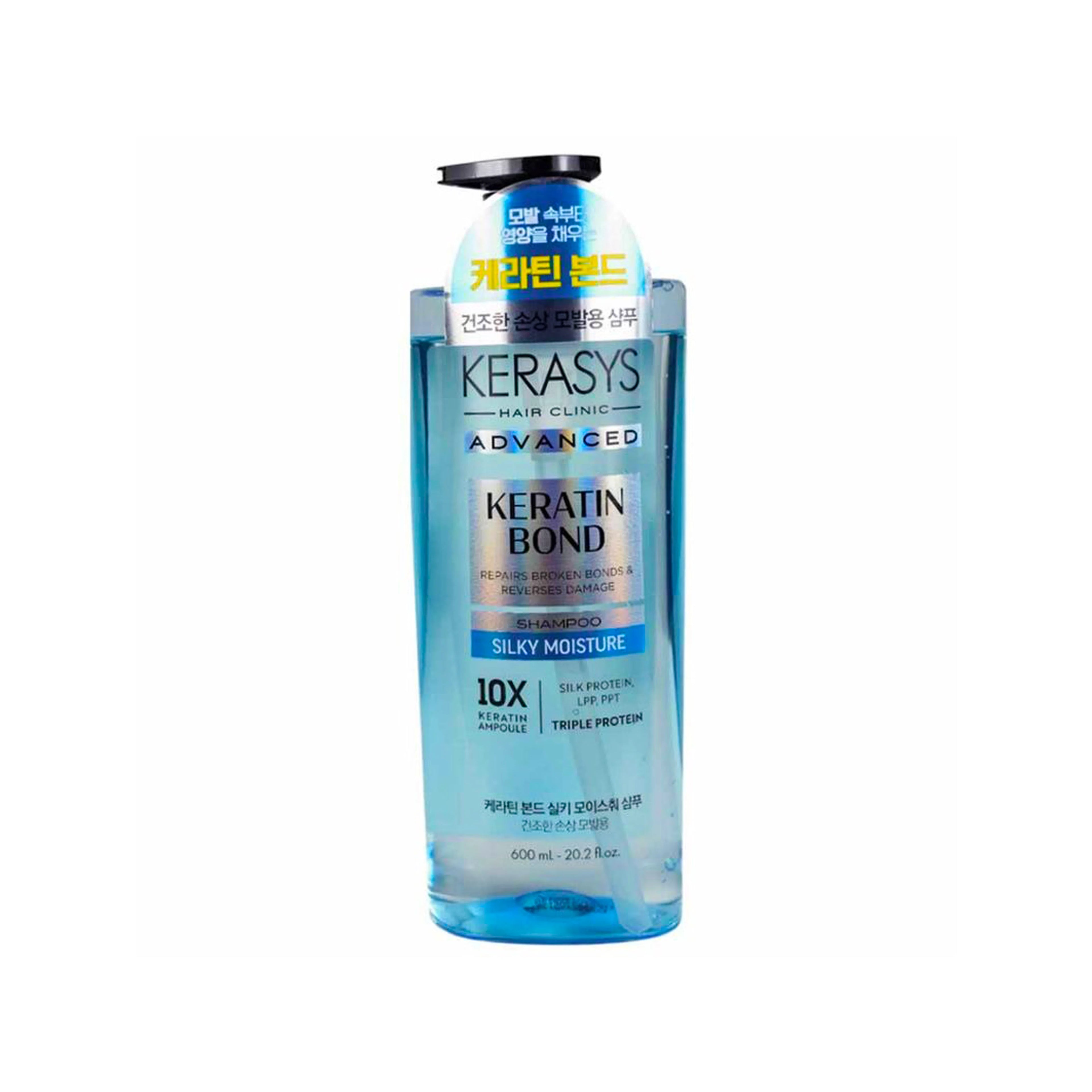 Dərin nəmləndirici şampun Kerasys Keratin Silky Moisture, 600 ml