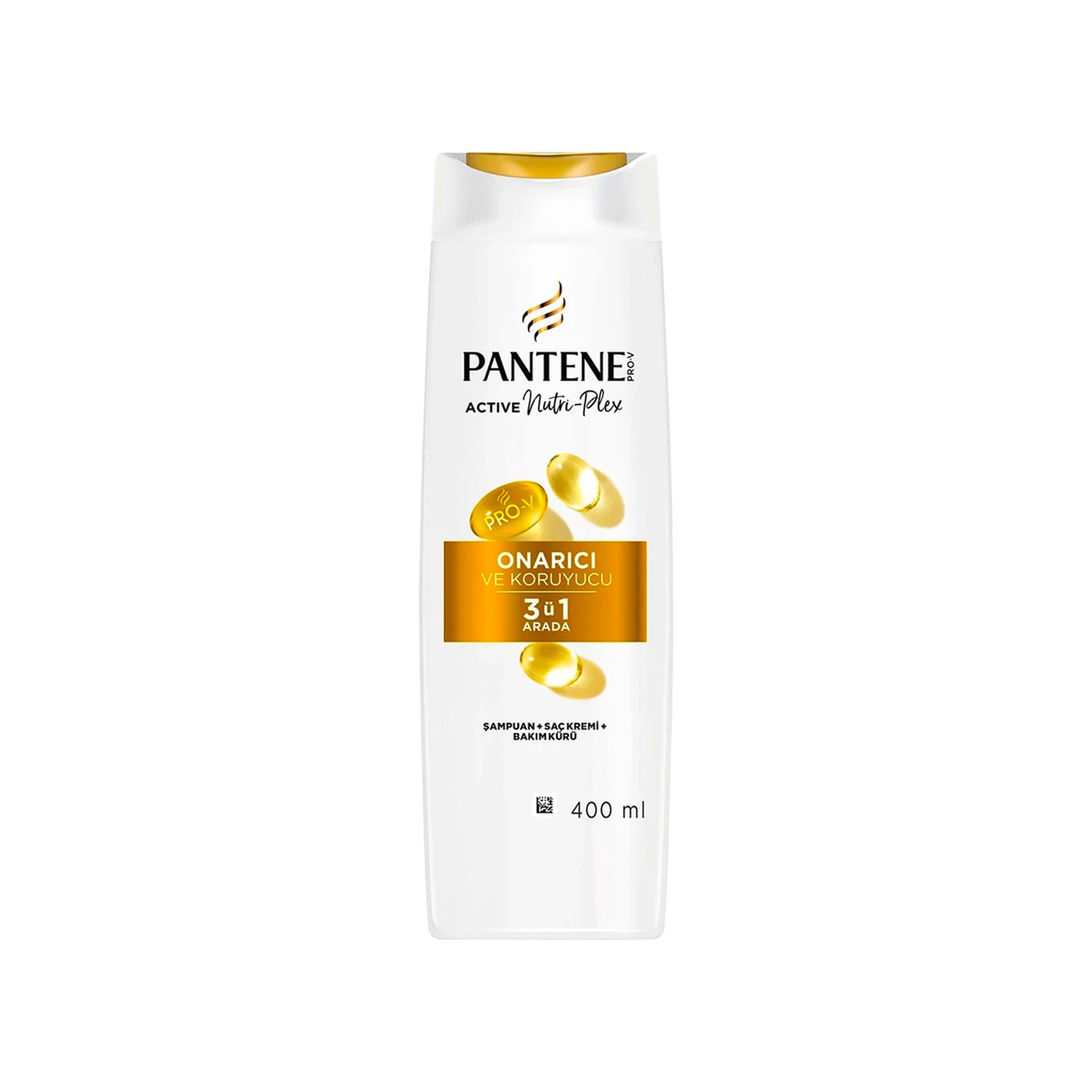 Şampun Pantene Pro-V Active Nutri-Plex Bərpaedici və Qoruyucu 3-ü 1-də, 400 ml, Qadınlar üçün