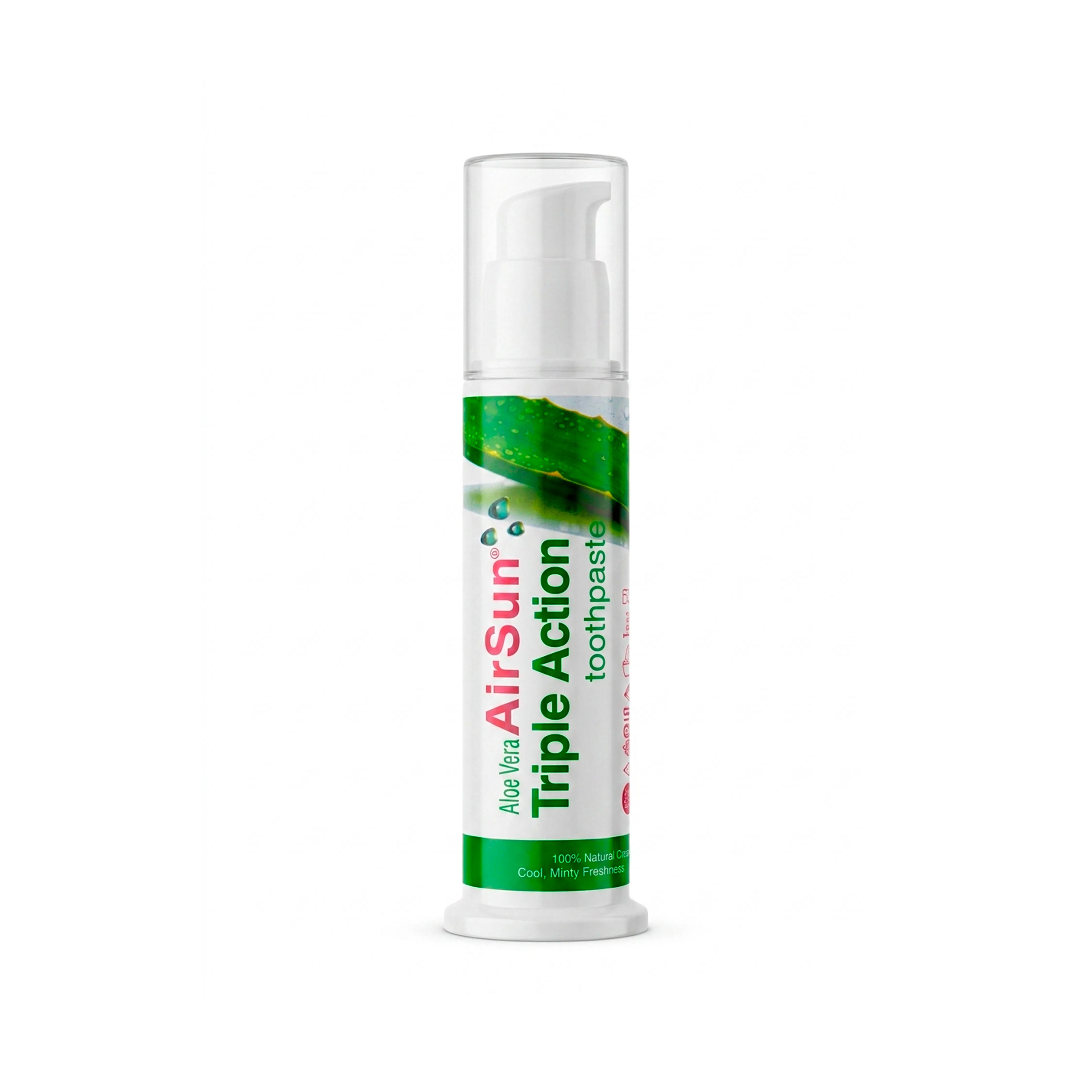 Diş məcunu AirSun Triple Action Aloe Vera, 100 ml