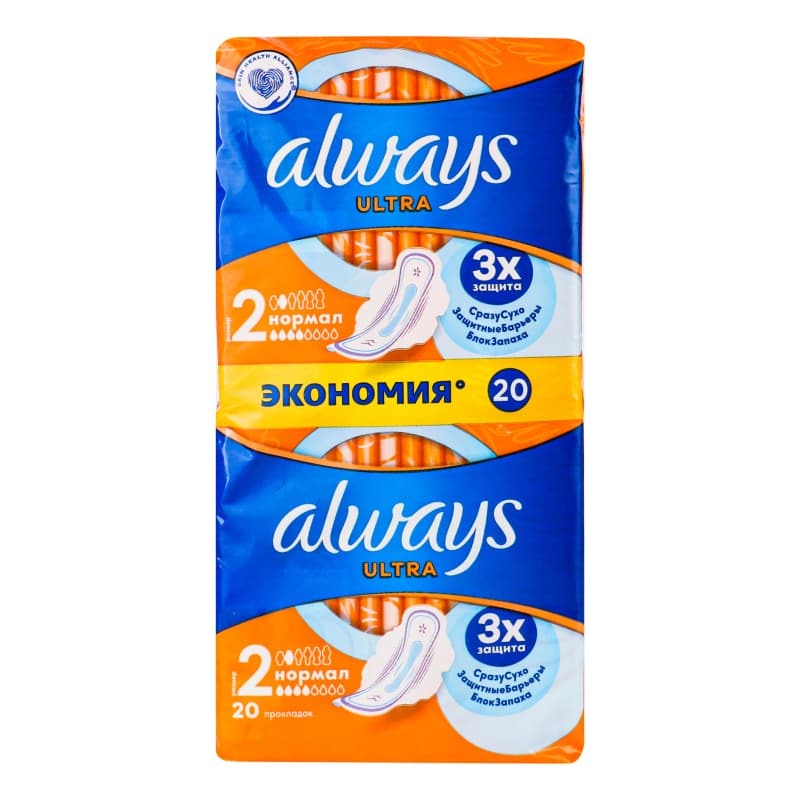 Gigiyenik Bez Always Ultra Normal, 20 əd, Qadınlar üçün